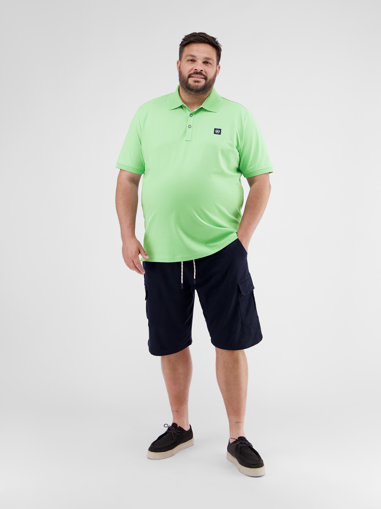 LERROS Poloshirt »Poloshirt in Übergrößen, bequem und sportiv«