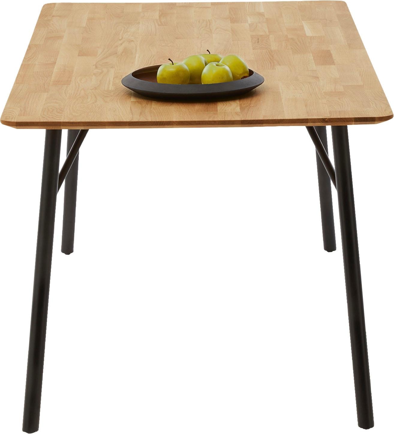 4. Bild von GALLERY M branded by Musterring Esstisch »Tonio«, 4473 Massivholz Wildeiche