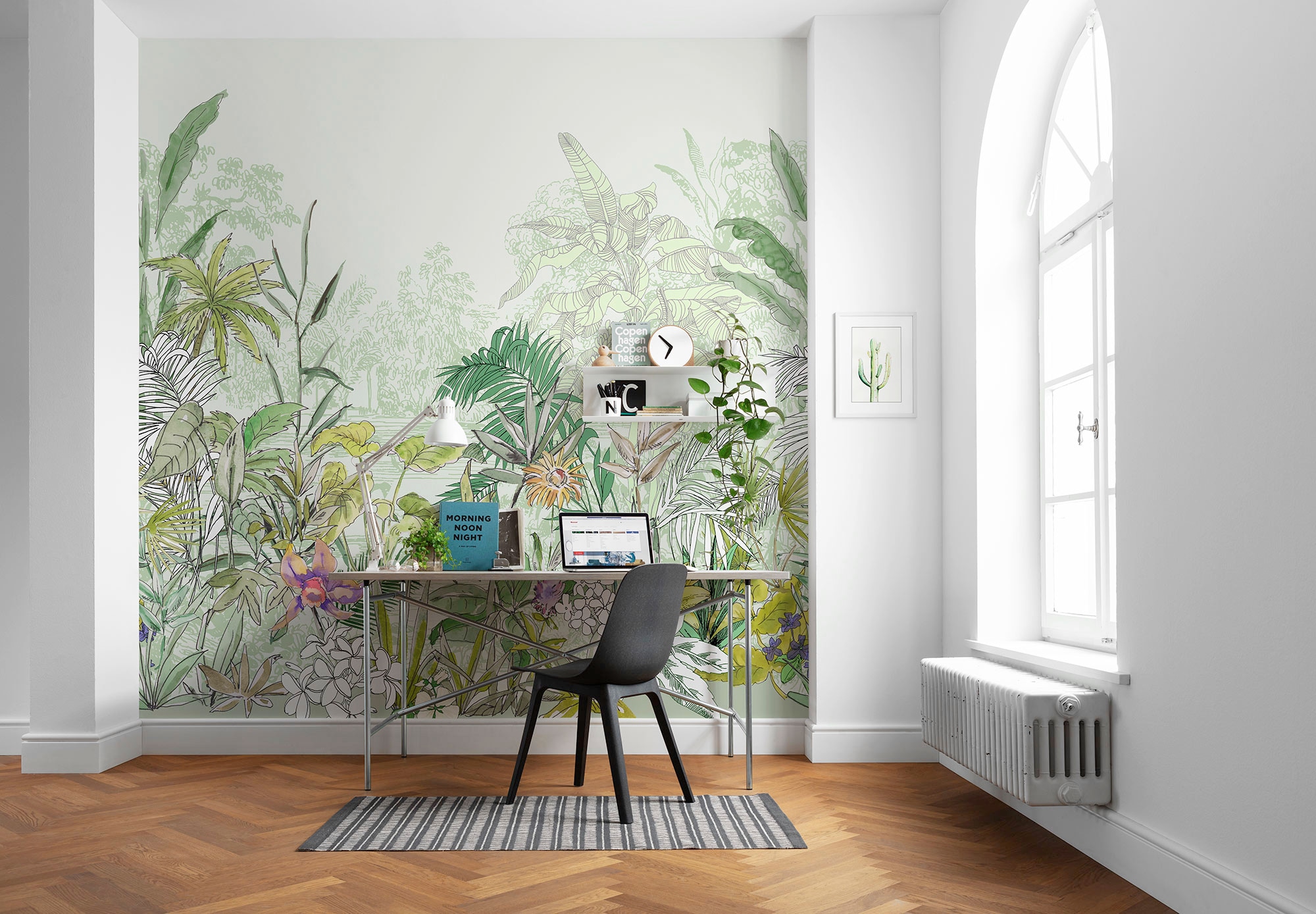 Komar Vliestapete »Digitaldruck Vlies -  Hortus - Größe 250 x 250 cm« bedruckt glatt Wohnzimmer, Schlafzimmer