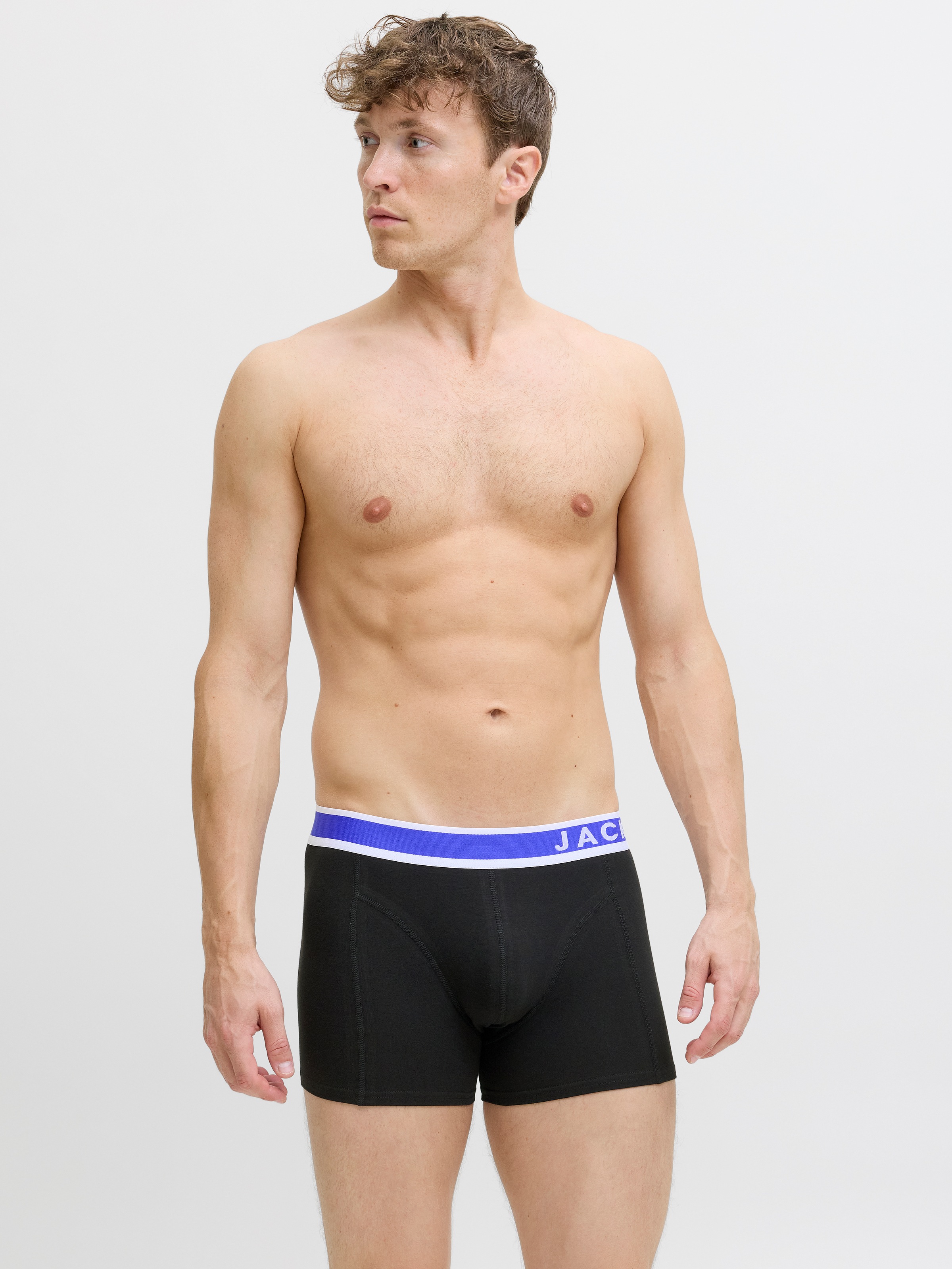 Jack & Jones Trunk »JACEASTON SOLID TRUNKS 3 PACK SN«, (Packung, 3 St.)