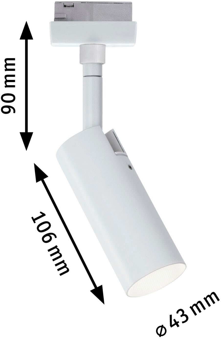 Paulmann Schienensystem-Leuchten »URail Spot Tubo 1x4W 4000K 230V«, 3-Step-Dimmbar