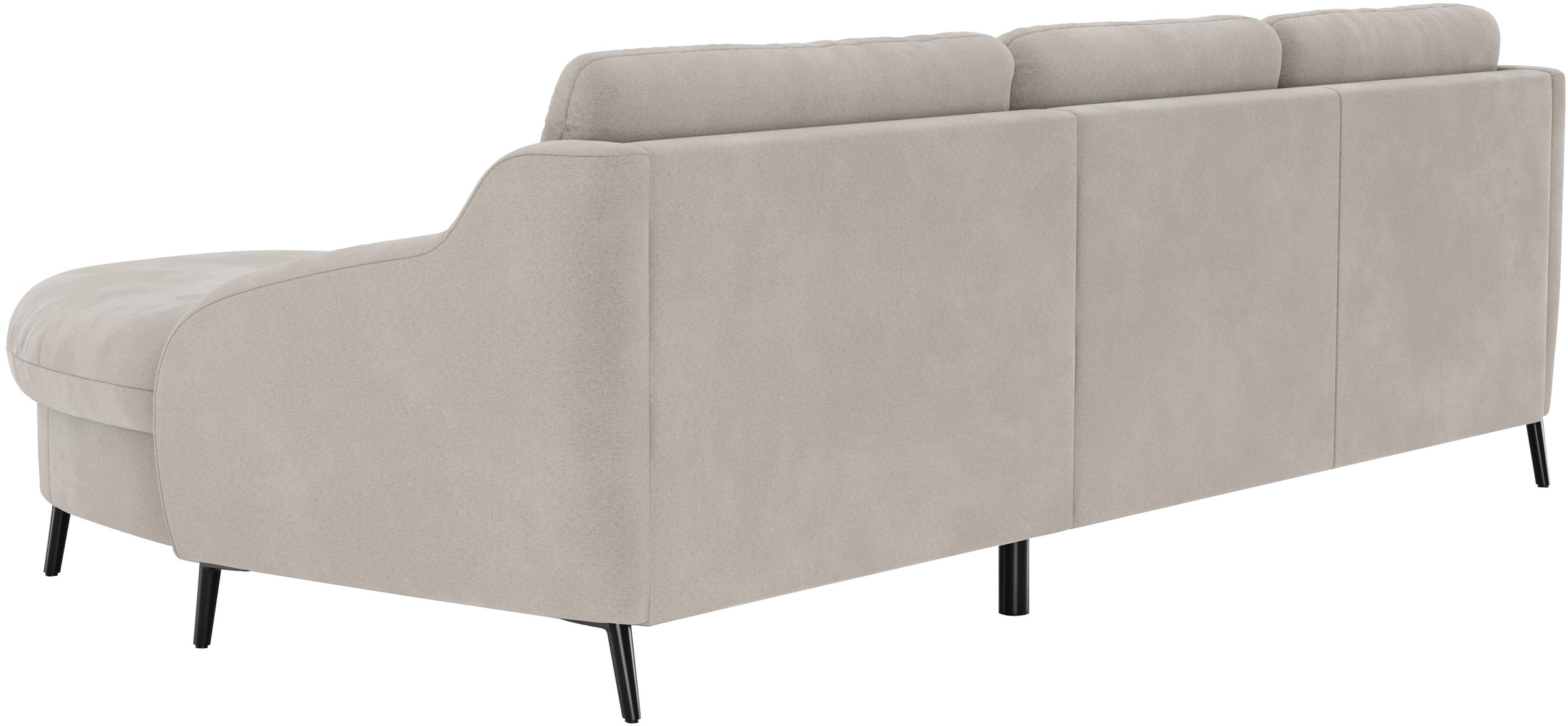 sit&more Ecksofa »Soul L-Form«, wahlweise mit Bettfunktion