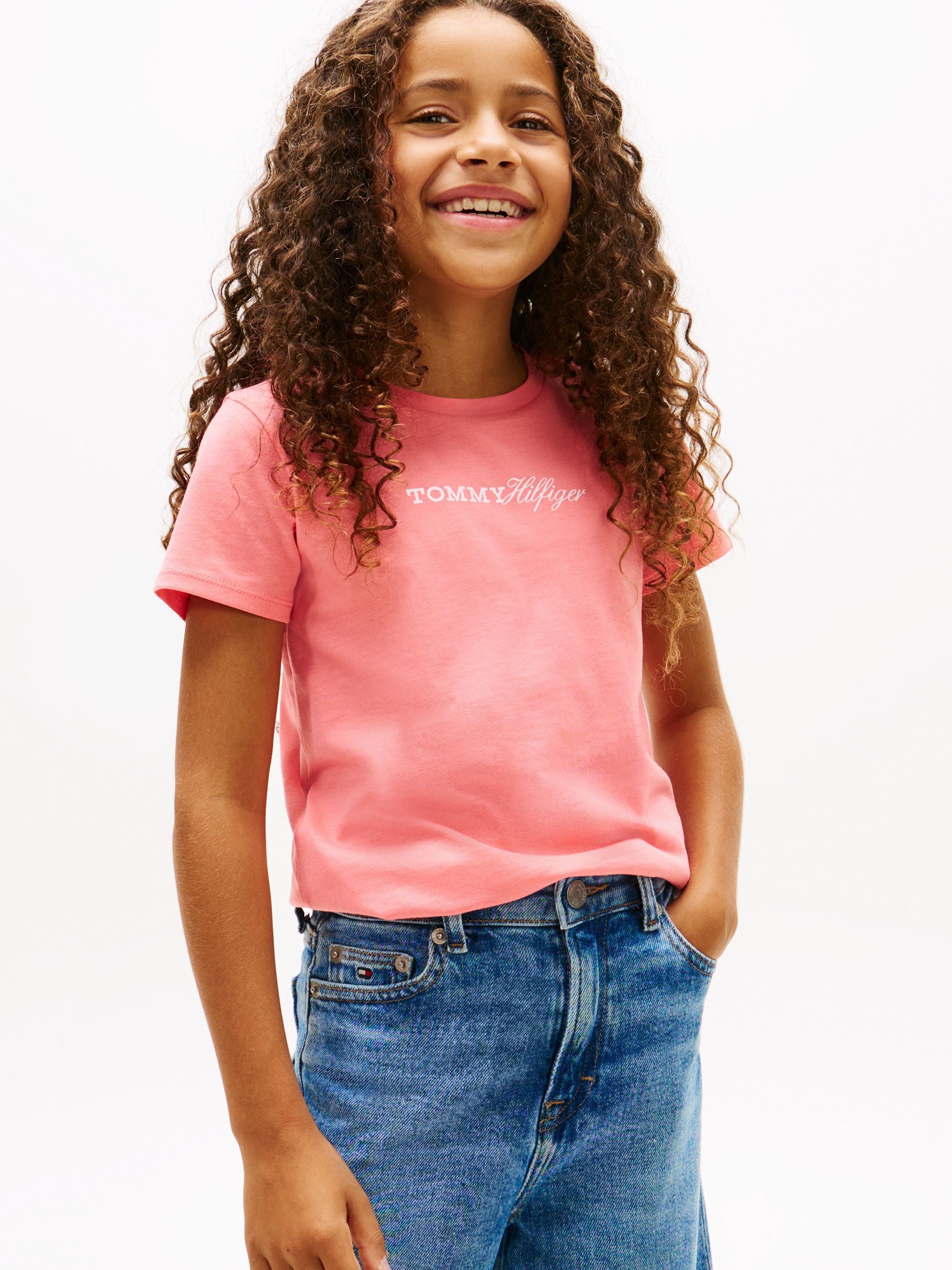 Tommy Hilfiger T-Shirt »TOMMY SCRIPT TEE SS« Kinder bis 16 Jahre, regular fit