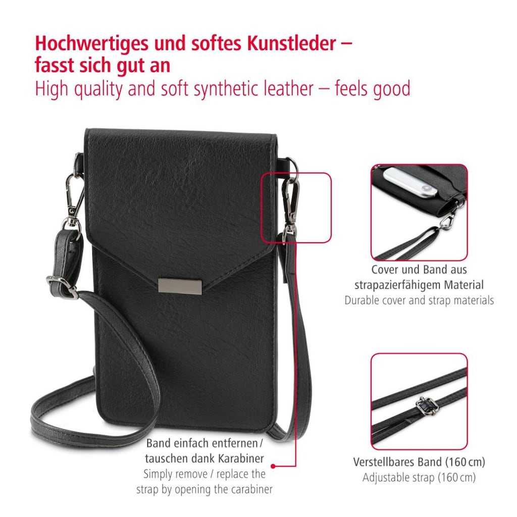 Hama Handyhülle »Cross-Body-Tasche, Hülle universal, für Smartphones«