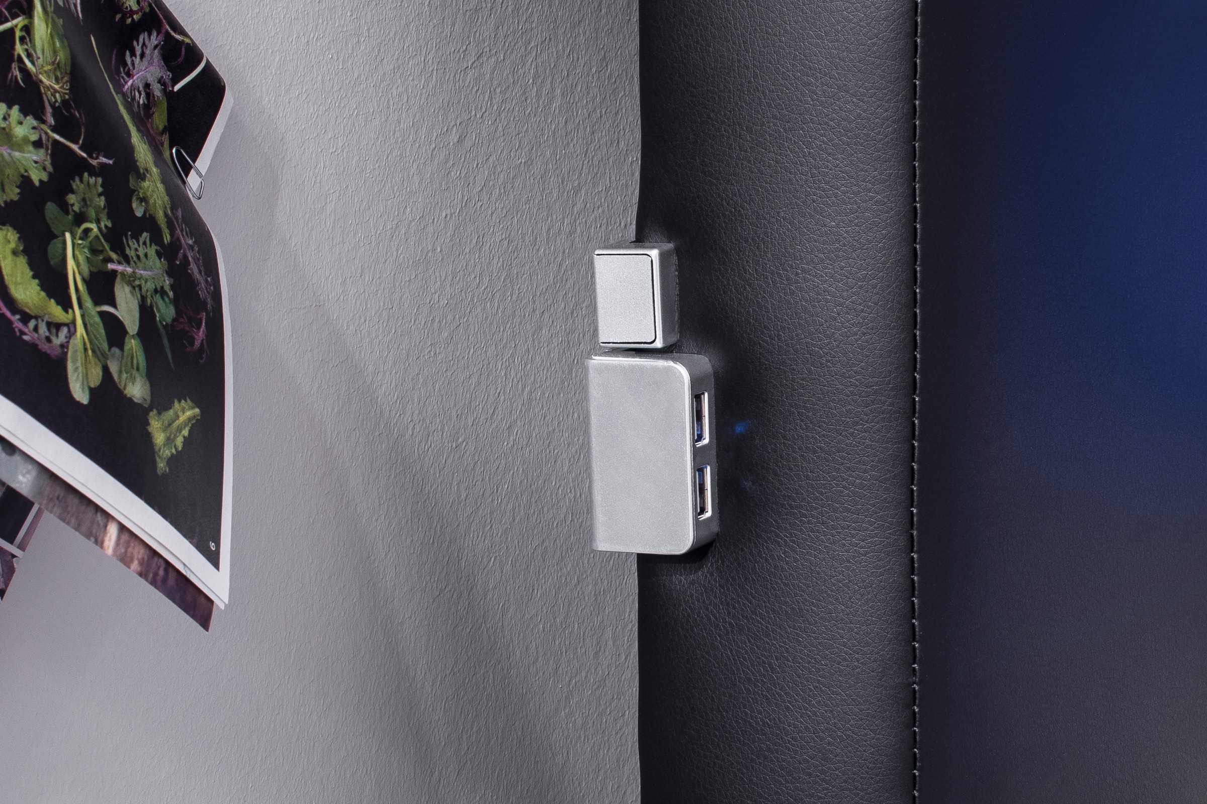 meise.möbel Boxspringbett »Las Vegas«, Füße und Kopfteil mit LED-Beleuchtung, mit Bettkasten und Topper