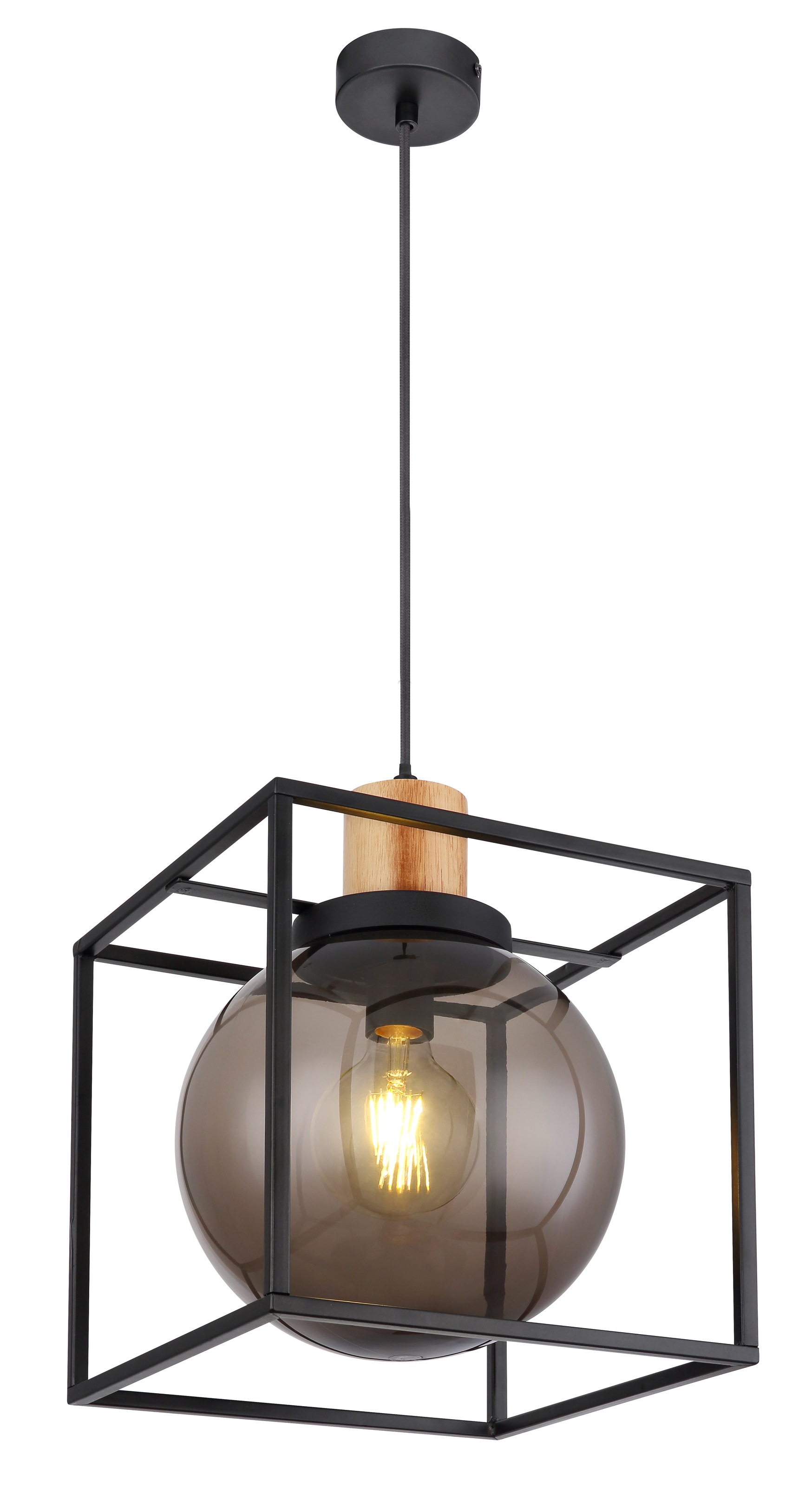 GLOBO LIGHTING Hängeleuchte »HILKO« E27 1 Stk. Hängelampe/Pendelleuchte/Ess günstig online kaufen