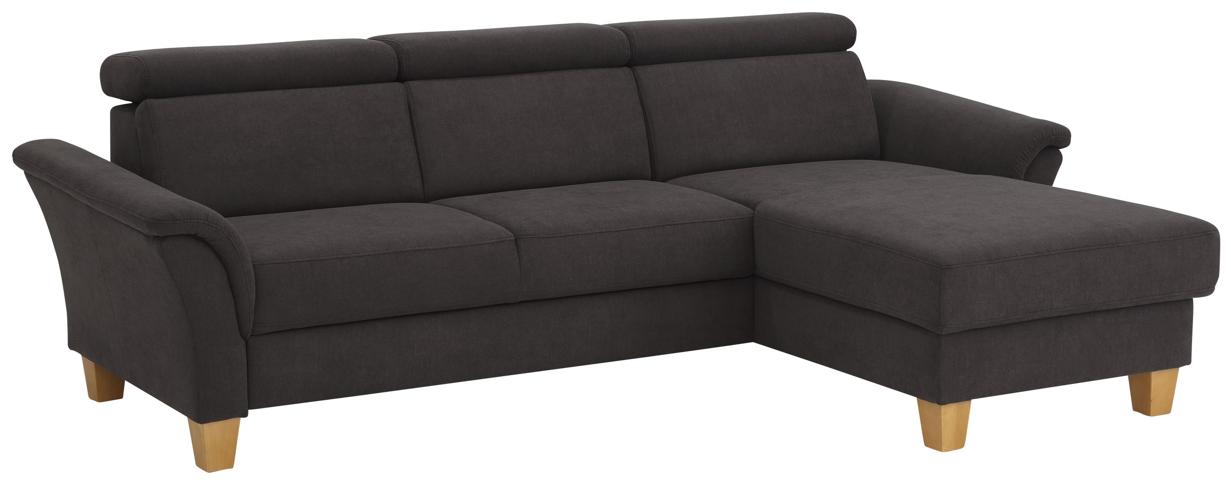 Home affaire Ecksofa »Conville L-Form«, Federkern, wahlweise mit Bettfunktion und Bettkasten bzw. Stauraum