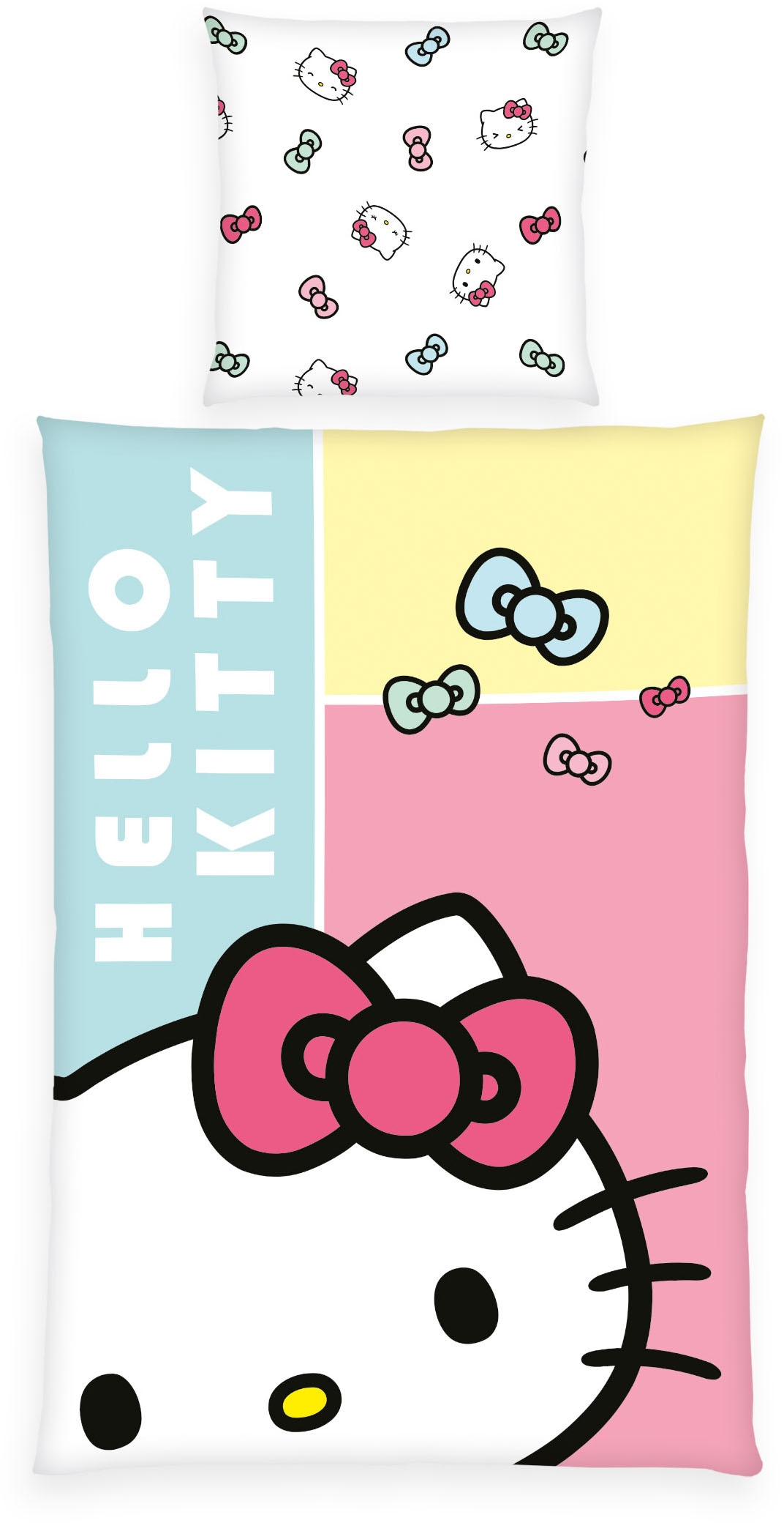 Hello Kitty Bettwäsche »Hello Kitty«, Wendebettwäsche günstig online kaufen