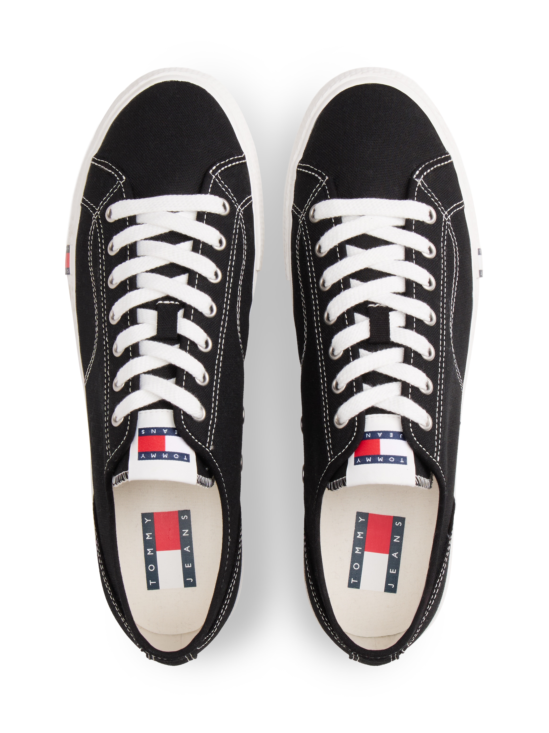 Tommy Jeans Sneaker »ARCHIVE VULC Y2K«  Freizeitschuh, Halbschuh, Schnürschuh mit Logoflagge im Plateau