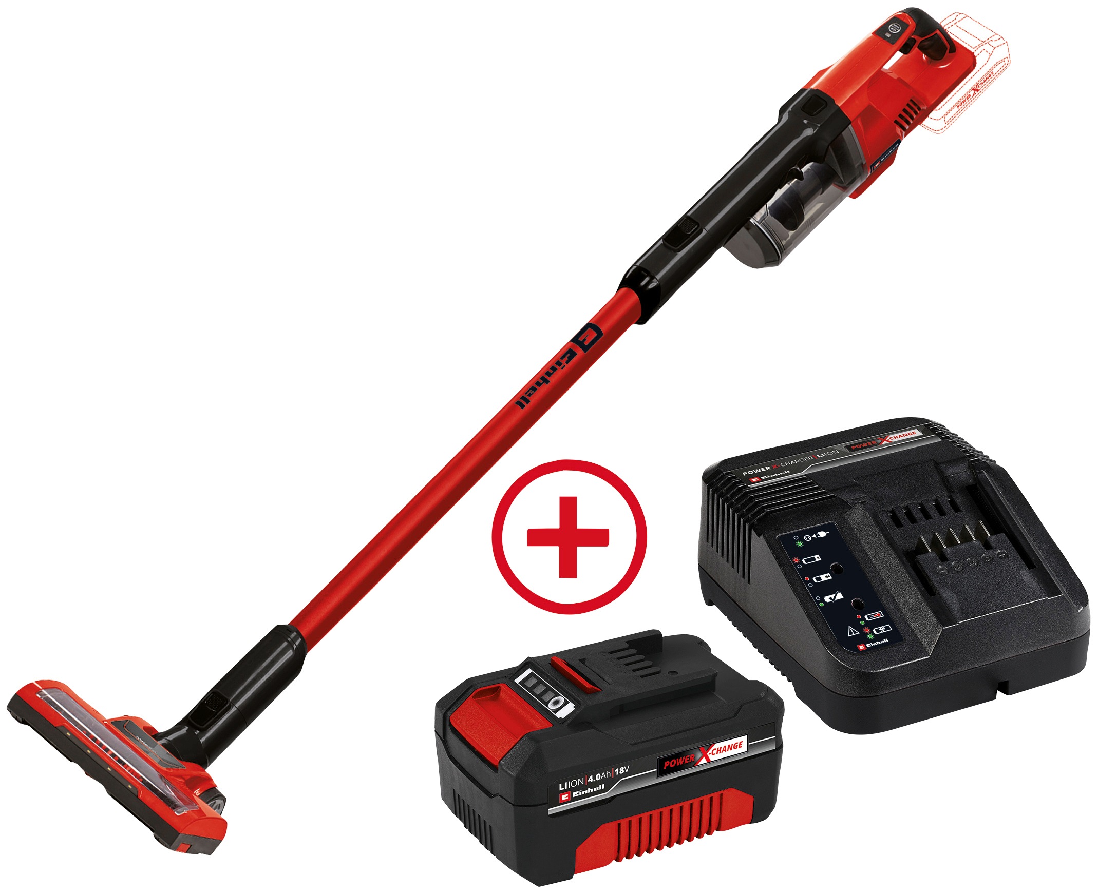 Einhell Akku-Hand-und Stielstaubsauger »TE-SV 18 Li«, inkl. 18 V 4,0 Ah Akku und... kaufen
