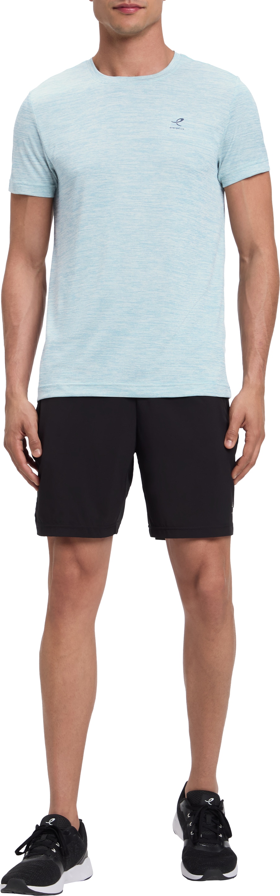Energetics T-Shirt »HE.-T-SHIRT TELLY II SHORT SLEEVE M« Kurzarm-Design, mit Rundhalsausschnitt, DRY PLUS Technologie