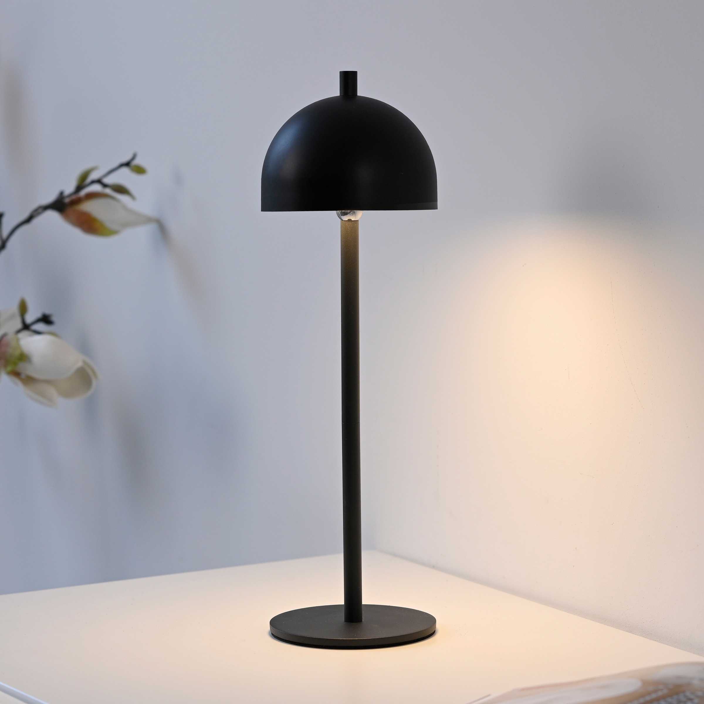 SCHÖNER WOHNEN-Kollektion LED Tischleuchte »BELLIS« LED-Board 1 Stk. Warmweiß SCHÖNER WOHNEN Kollektion, Touchdimmer, Memoryfunktion, IP54, Akku