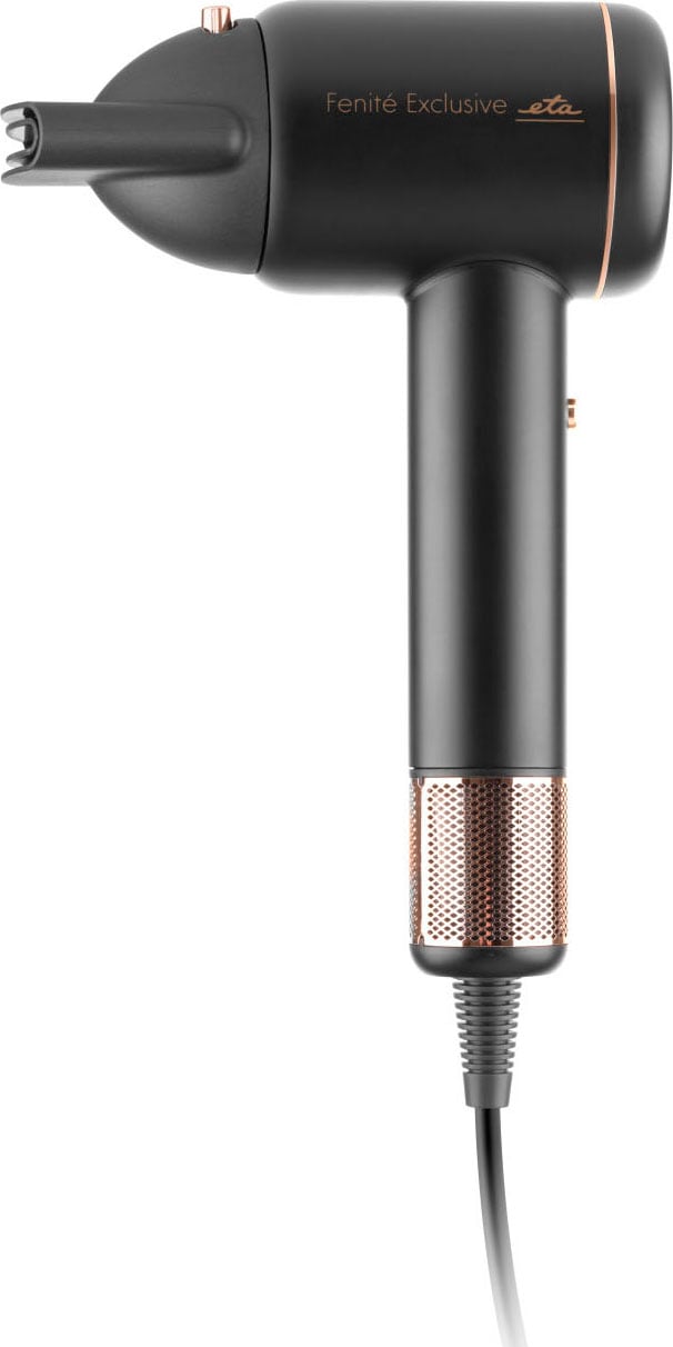 eta Ionic-Haartrockner »Fenite Black Edition ETA932090010«, 1600 W, 2 Aufsätze, Verfügt über ein magnetisches Befestigungssystem