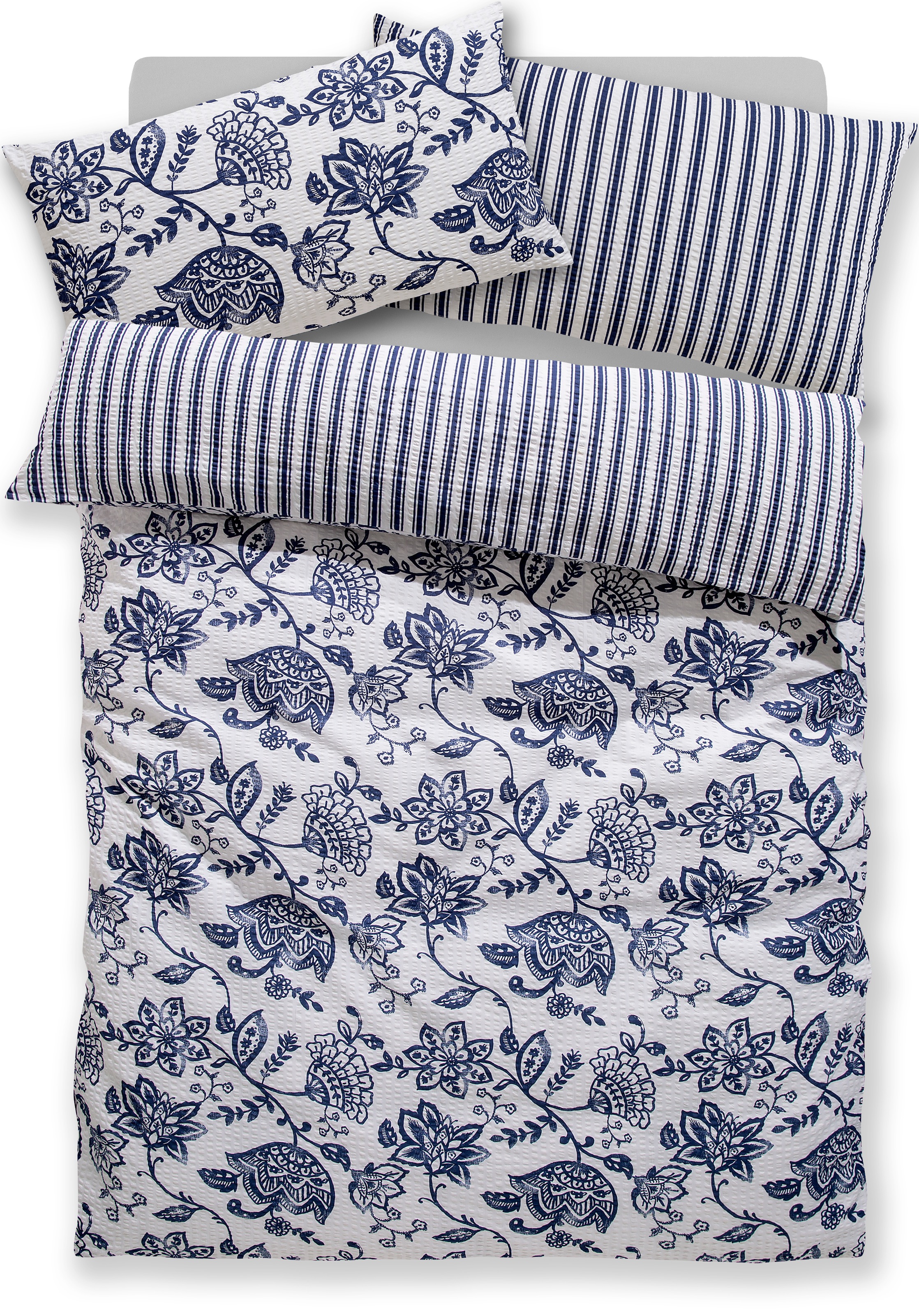 andas Bettwäsche »Nordby« 2 Stk. tlg. Bettwäsche aus Baumwolle, skandinavis günstig online kaufen