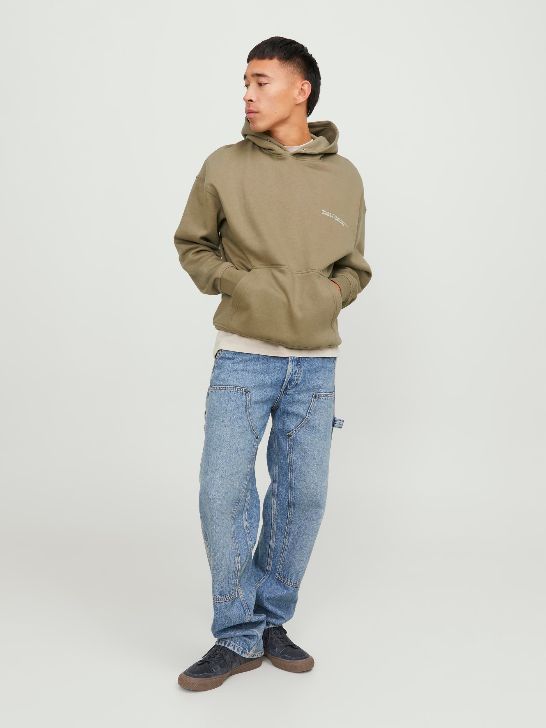 Jack & Jones Kapuzensweatshirt »JORVESTERBRO BACK SWEAT HOOD SN«