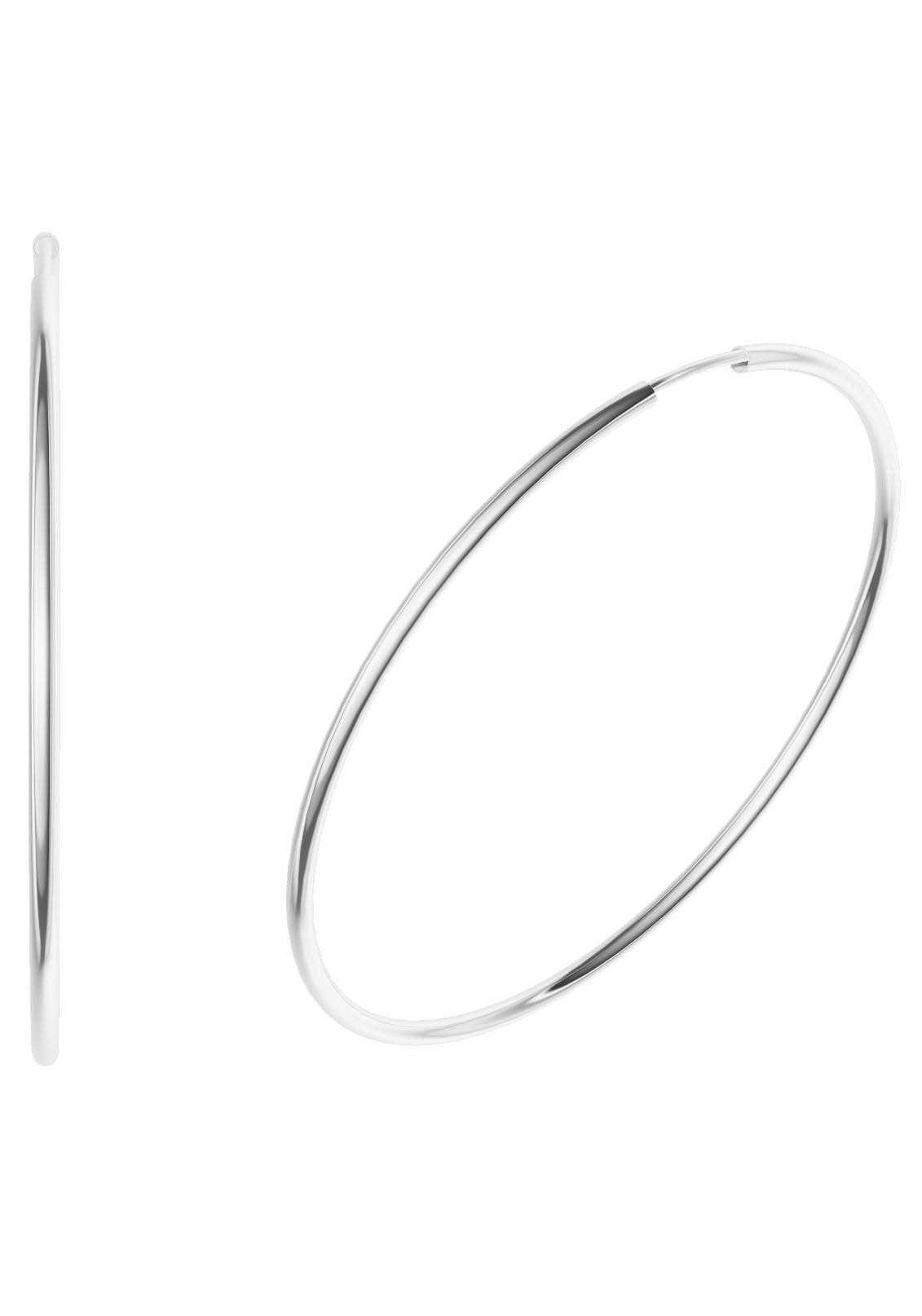 Firetti Paar Creolen »Schmuck Geschenk Silber 925 2,0 mm breit«, Made in Germany