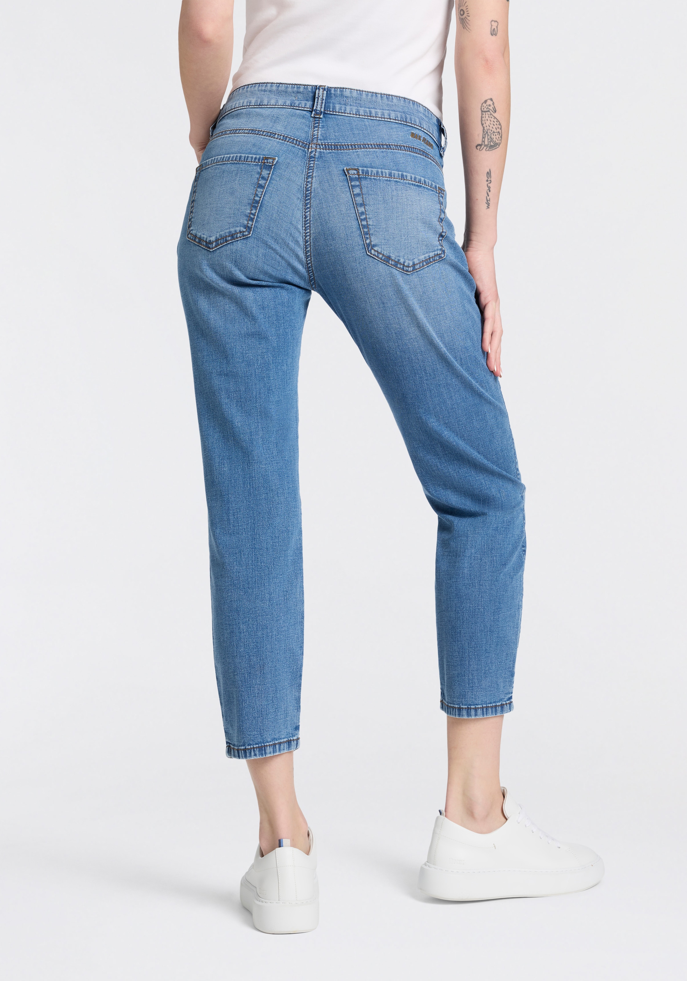 MAC Ankle-Jeans »Slim 7/8« Kontrastfarbene Nähte