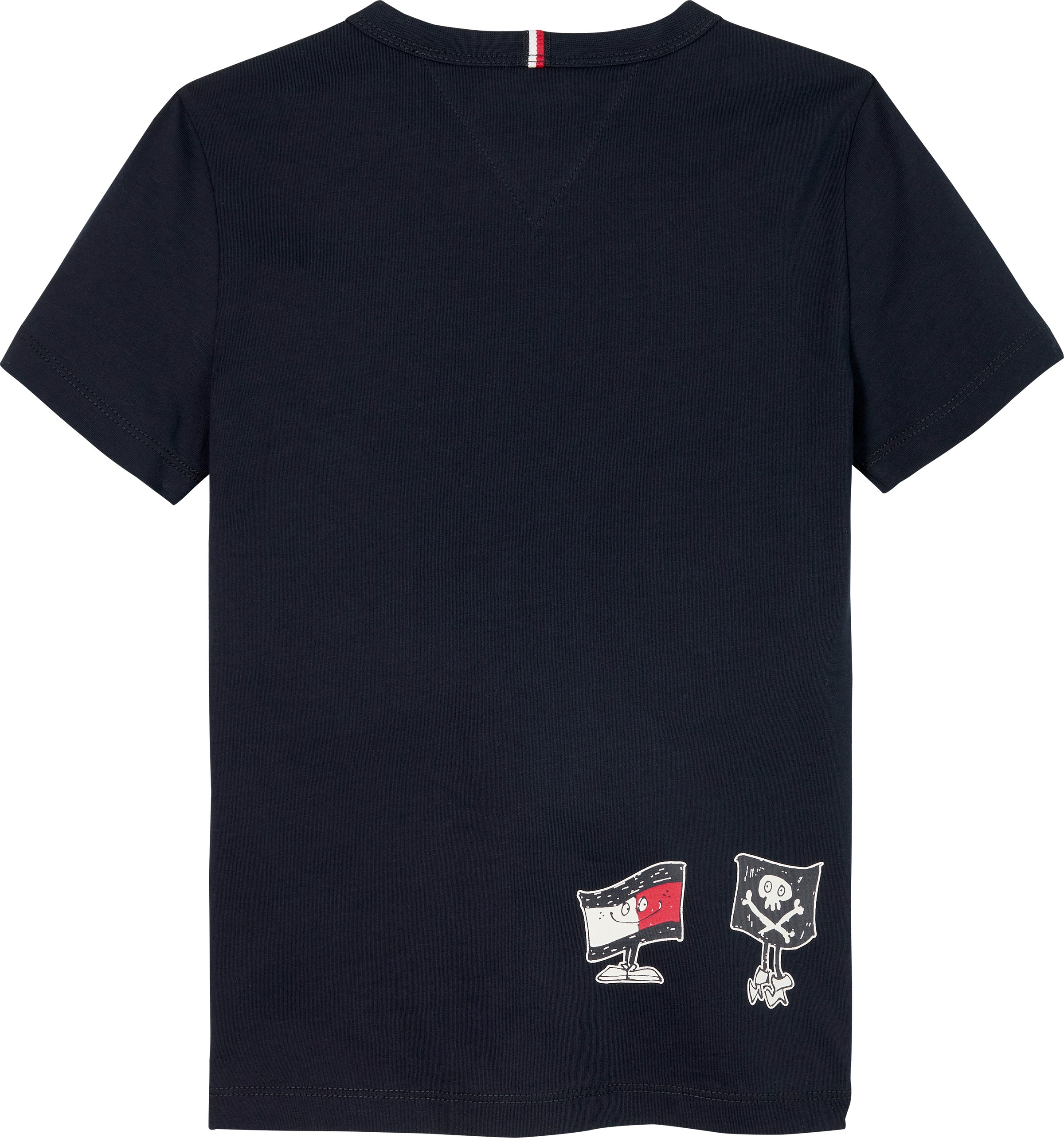 Tommy Hilfiger T-Shirt »FLAG FUN TEE SS«, mit Grafik-Logo