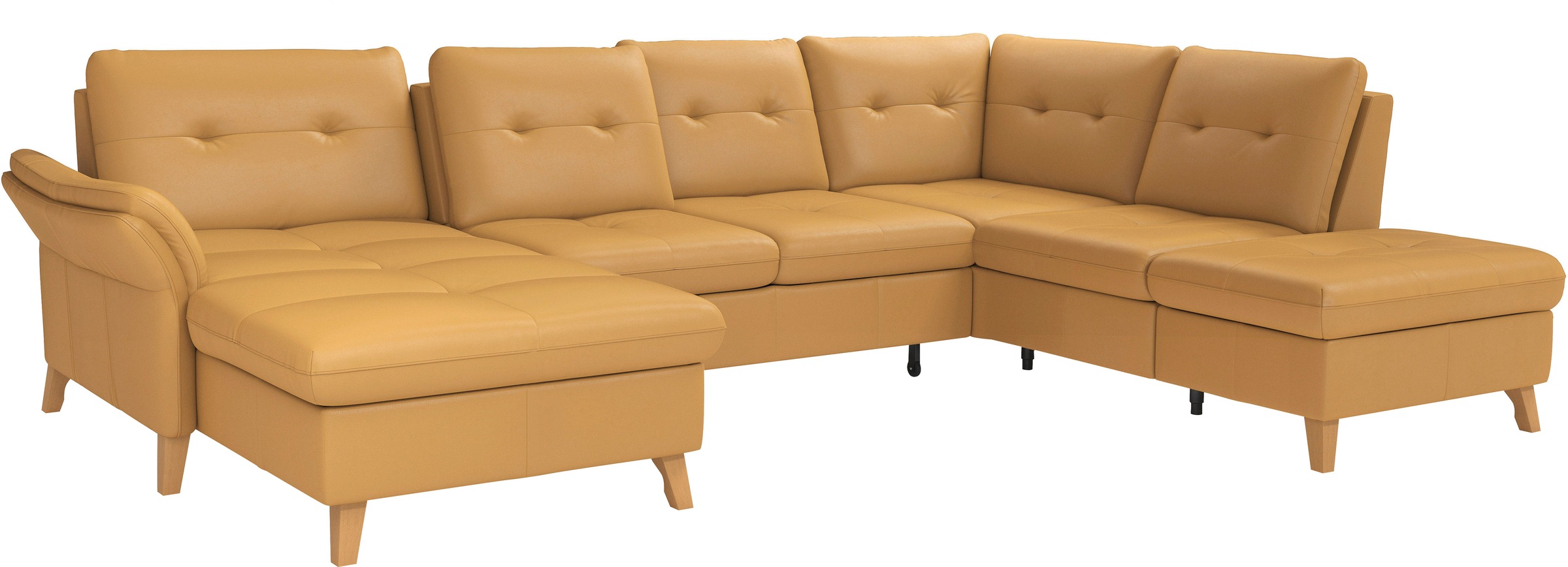 sit&more Wohnlandschaft »Göteborg«, inkl. Sitztiefenverstellung, wahlweise mit Bettfunktion & Bettkasten