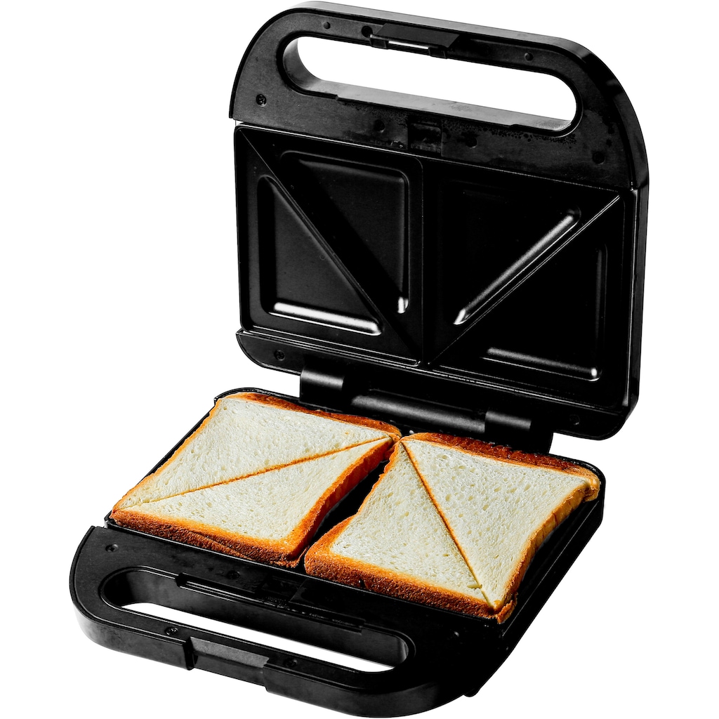 Hanseatic Waffeleisen »HWM750BD 3-in-1-Sandwichmaker, Waffeleisen & Kontaktgrill«, 750 W, antihaftbeschichtete, abnehmbare Platten