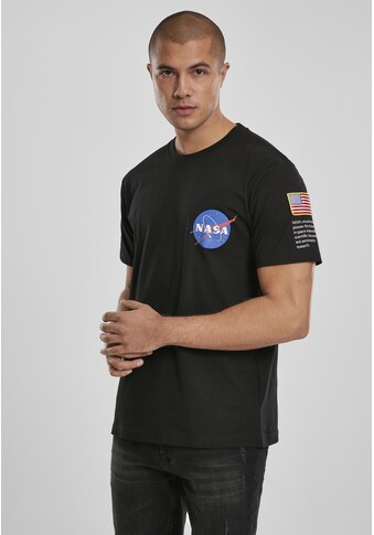 MisterTee Kurzarmshirt »MisterTee Herren NASA Insignia Logo Flag Tee« kaufen