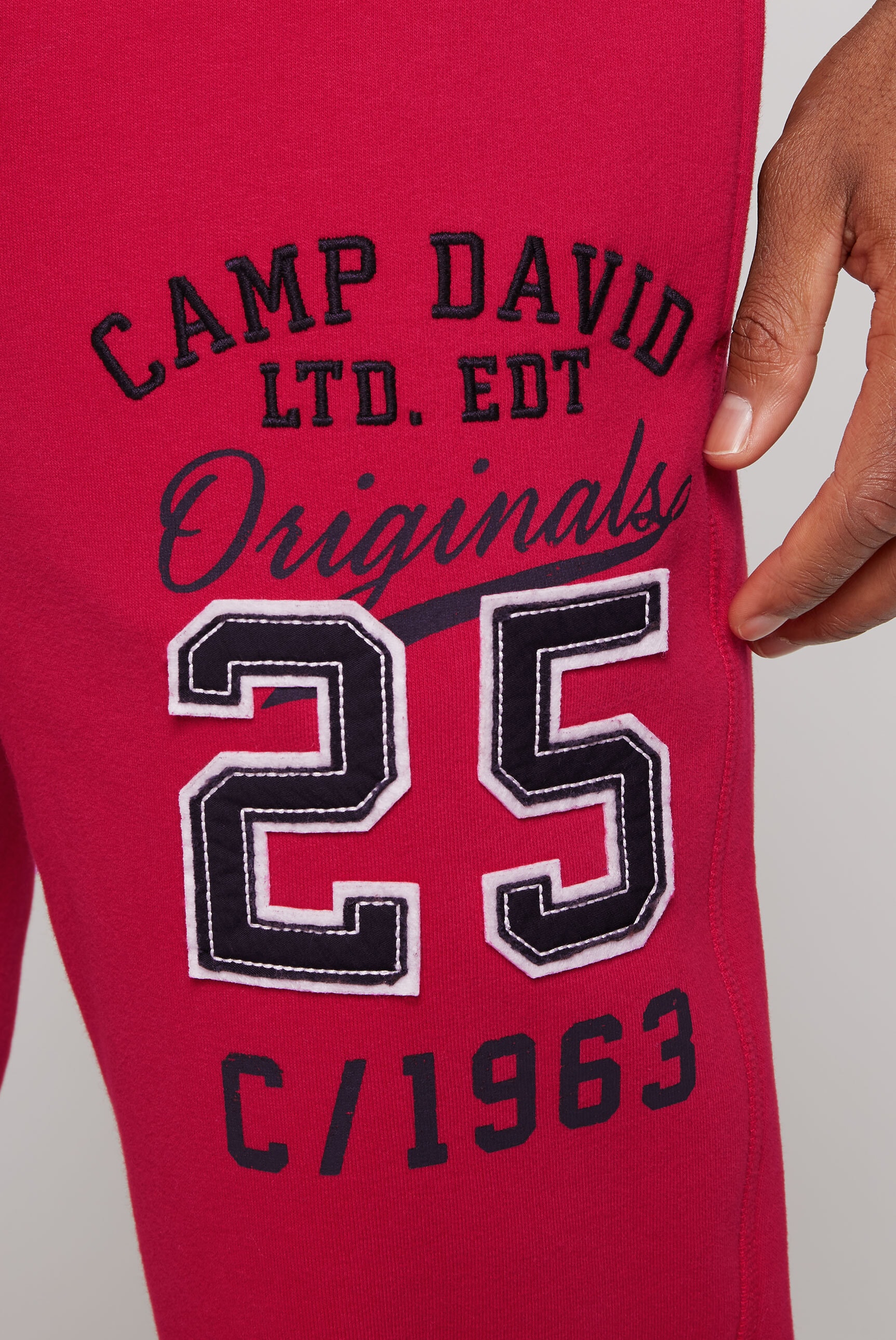 CAMP DAVID Sporthose, mit Elastikbund und Kordel