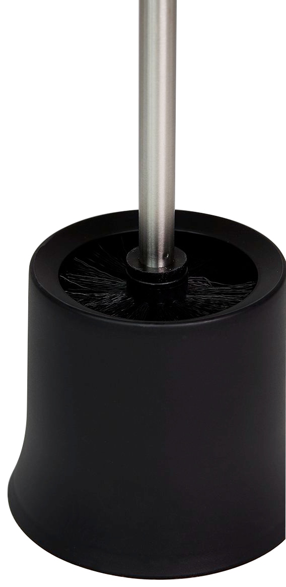 WENKO WC-Garnitur »Basic Schwarz«, Set, Polypropylen-Edelstahl- aus schwarz online 1 St., bestellen Kunststoff