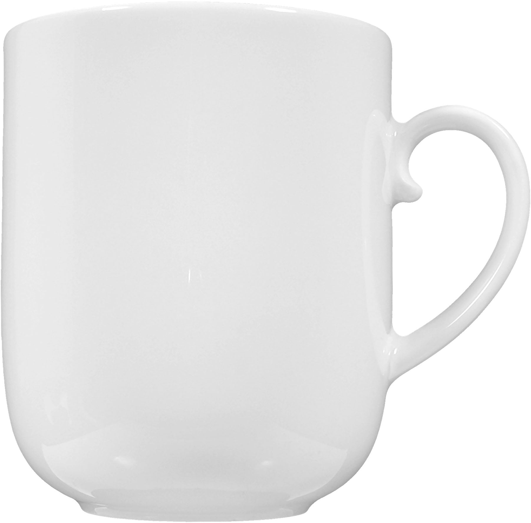 Seltmann Weiden Kombiservice »Geschirr-Set, 42 Teile, Rondo/Liane Weiß«, (Set, 42 tlg., je6x Frühstücks-,Speise-,Suppenteller,Dessertschale,Kaffeetasse,Becher), Geschirr, Service, Made in Germany, 42 Teile, für 6 Personen