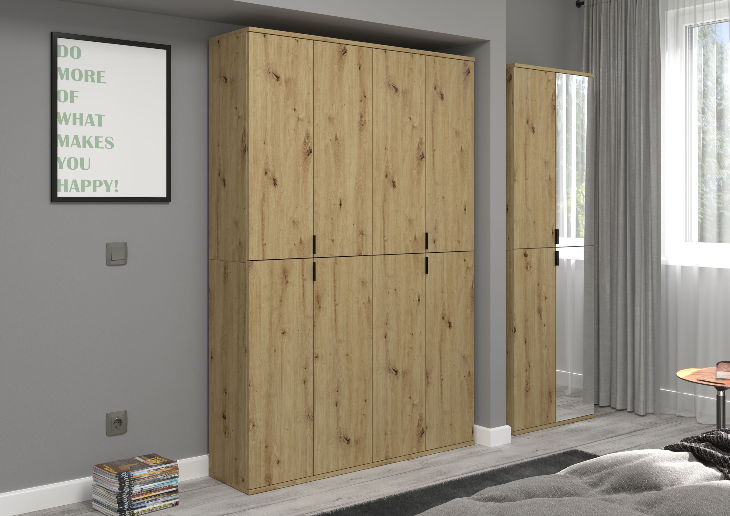 INOSIGN Garderoben-Set »Trondheim, Breite 122cm, best. aus 2 Schränken, 8 T günstig online kaufen