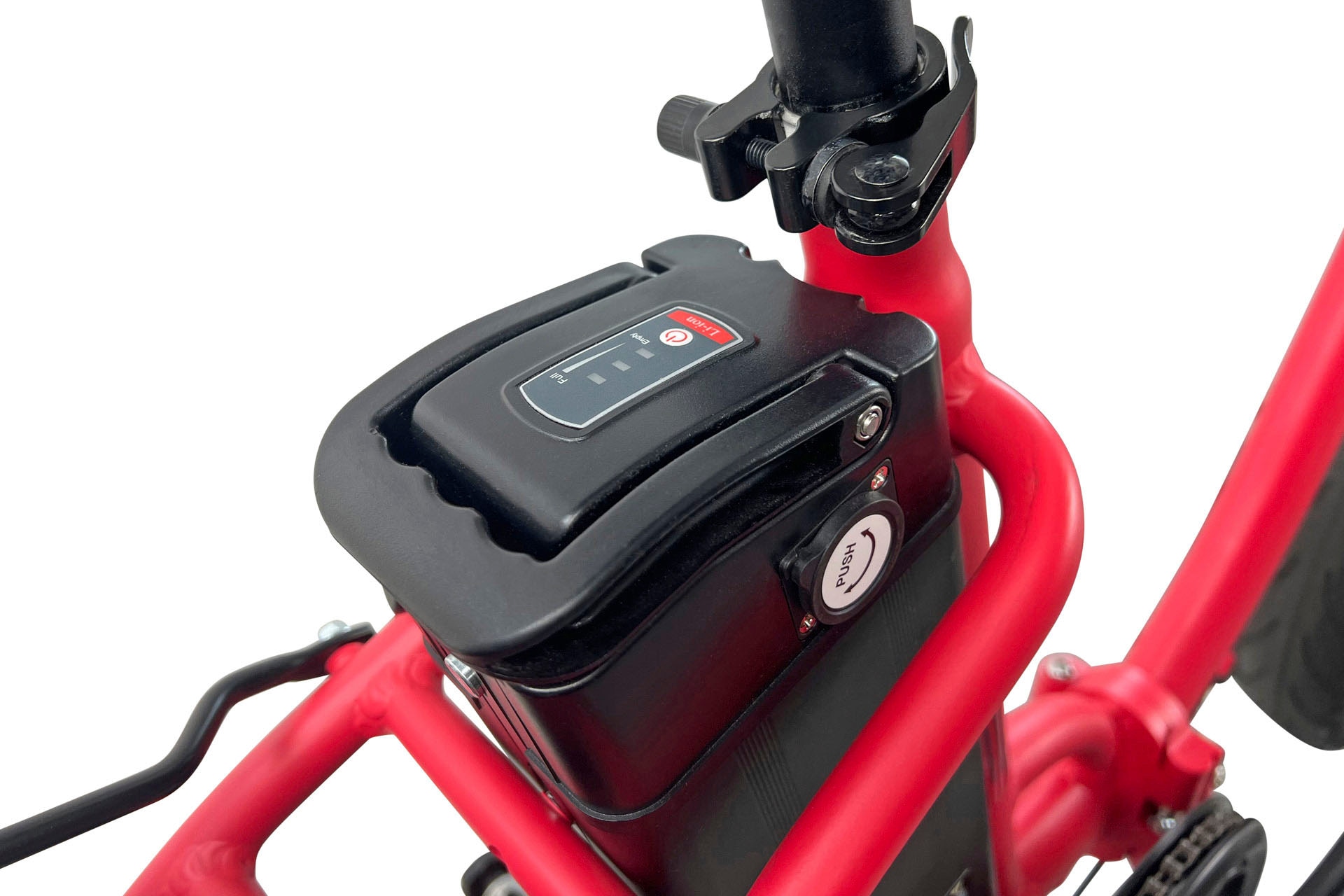 LLobe »Elektro Faltrad 20" Terrain rot« 7 Gang Shimano Tourney Schaltwerk Kettenschaltung Heckmotor 250 W