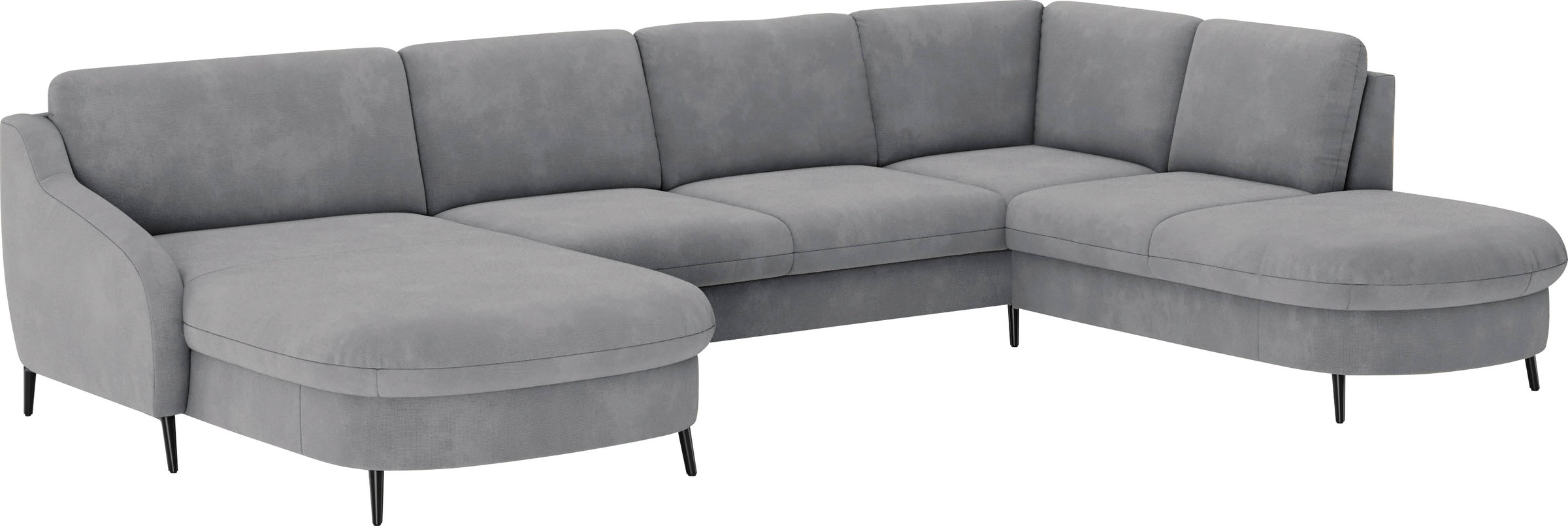 sit&more Wohnlandschaft »Soul U-Form«, wahlweise mit Bettfunktion und Bettkasten oder Schubkasten
