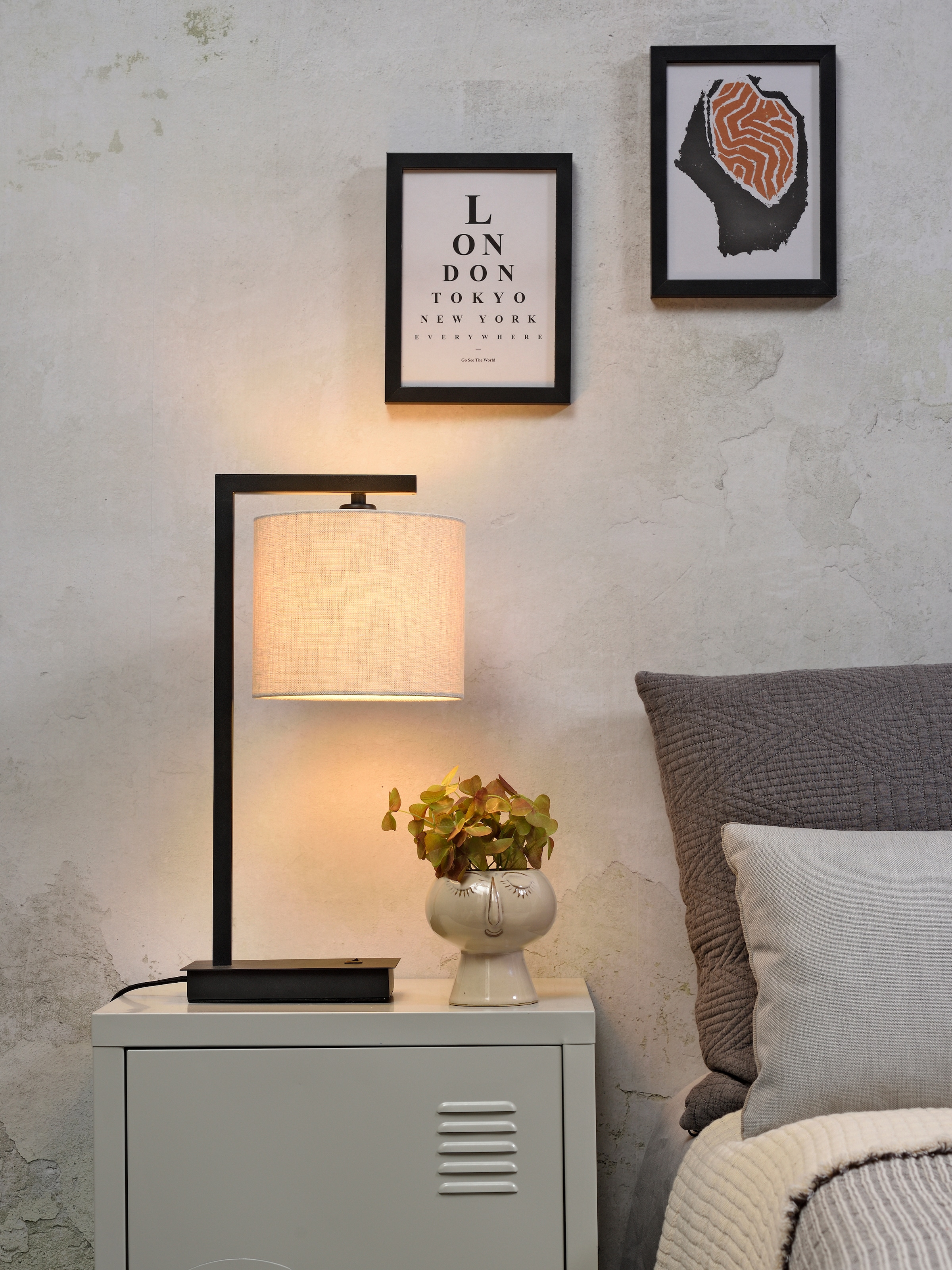 it's About RoMi Tischleuchte »Boston«, 1 flammig, Leuchtmittel E14 | LED wechselbar