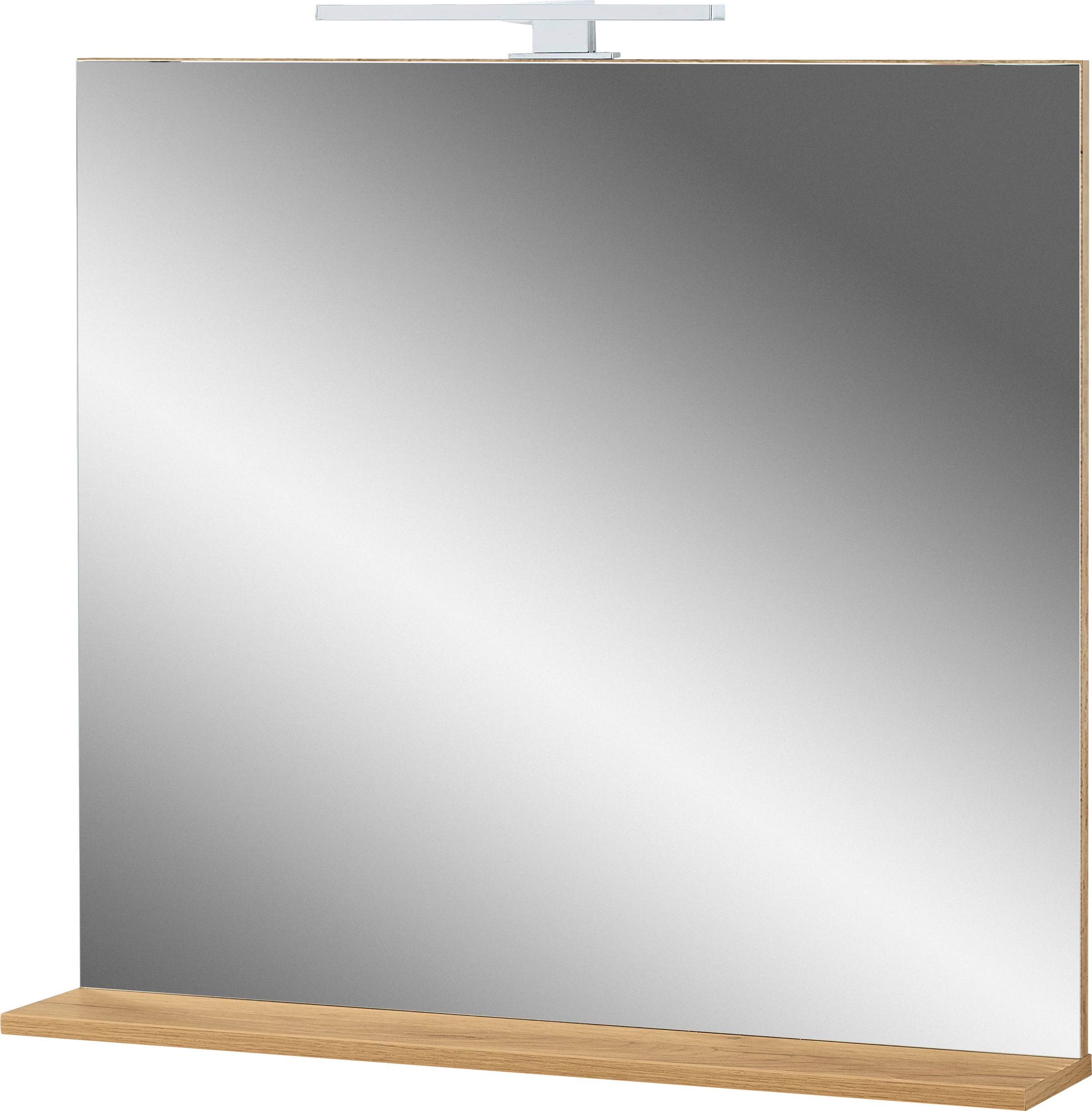andas Badmöbel-Set »Majtum bestehend aus Waschbeckenunterschrank, Spiegel«, (4 St.), inkl. LED-Beleuchtung, Midi- und Unterschrank, Made in Germany