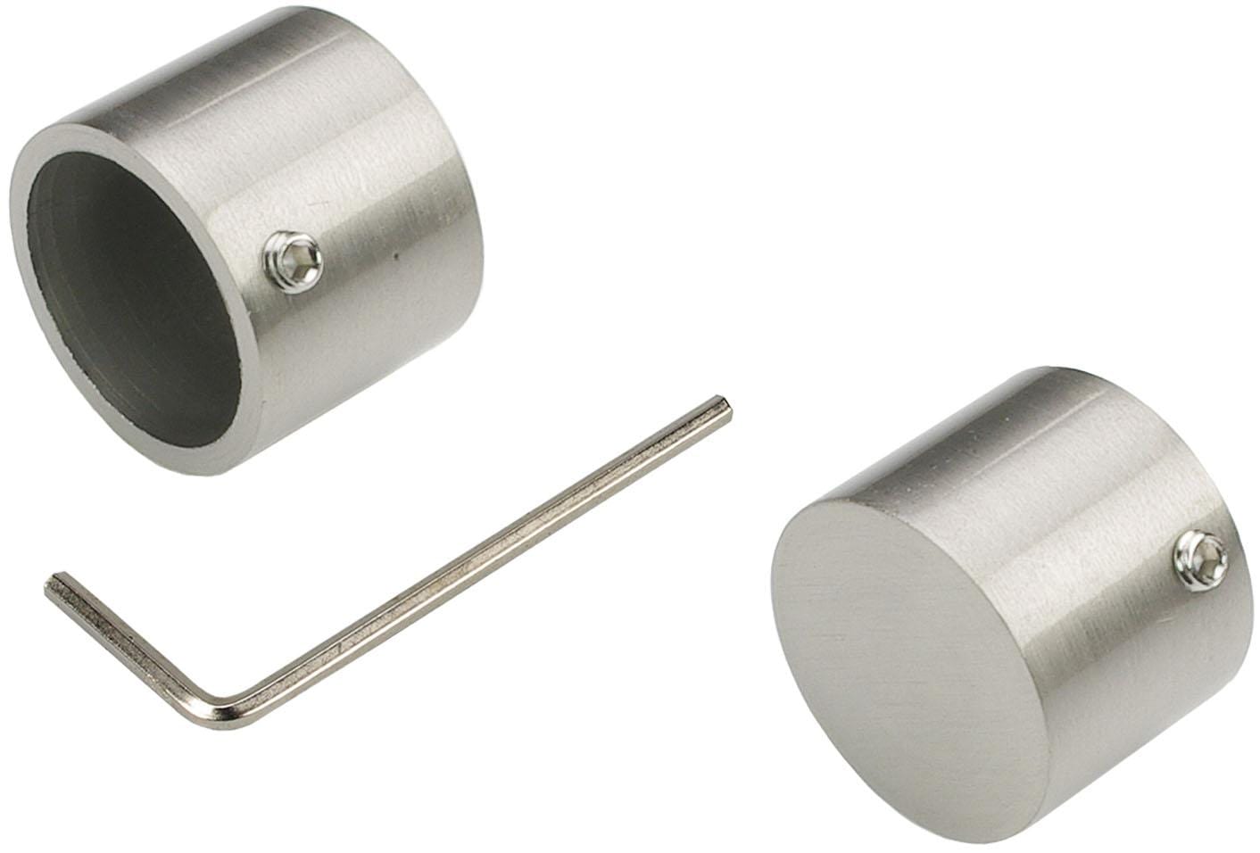 Liedeco Gardinenstange »CELKEGEL02SG2L«, 2 läufig-läufig, Fixmaß, 2-läufig im Fixmaß Ø 25 mm