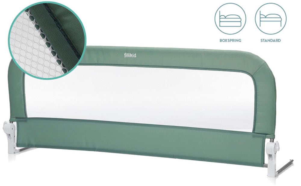 Fillikid Bettschutzgitter »Lara, mint, 150/60 cm«