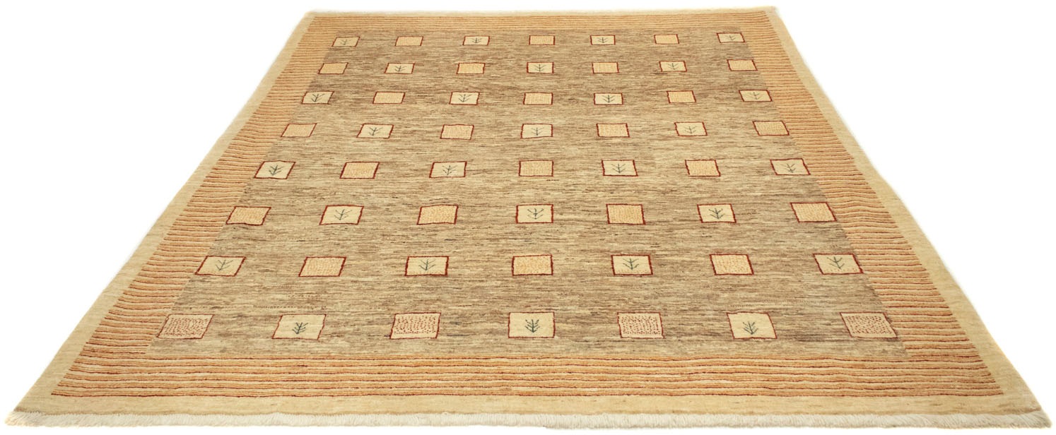 morgenland Wollteppich »Loribaft Teppich handgeknüpft braun«, rechteckig, h günstig online kaufen