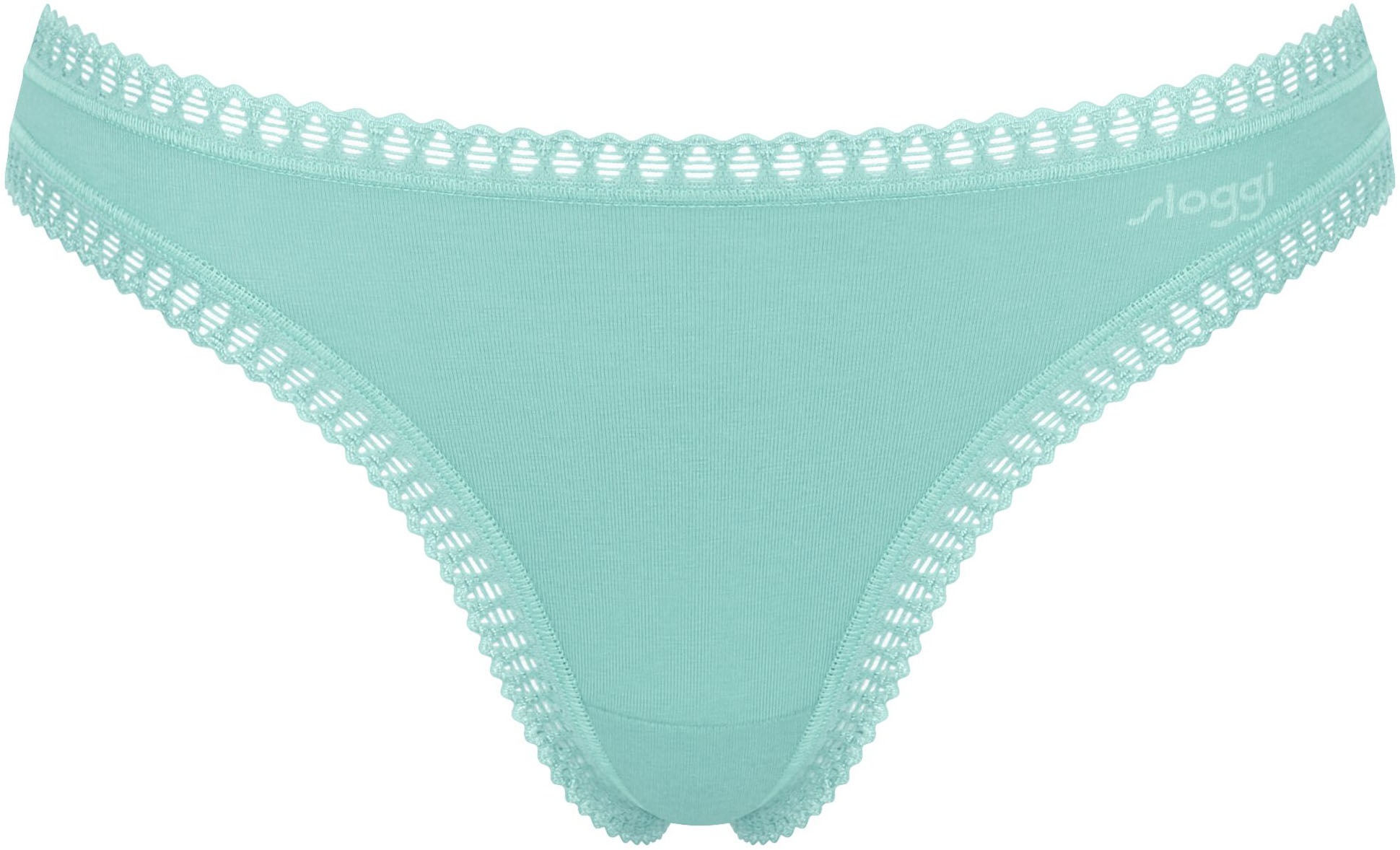 sloggi Slip »GO Crush String C3P«, (3er Pack), Spitzendetails