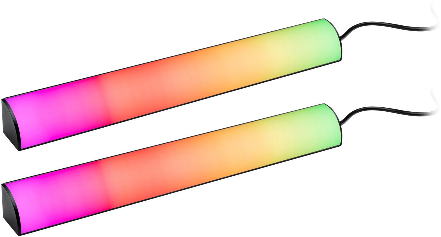 Paulmann LED-Streifen »EntertainLED Lightbar Dynamic Rainbow RGB 30x30mm 2x0,6W 2x24lm«, 2 St.-flammig