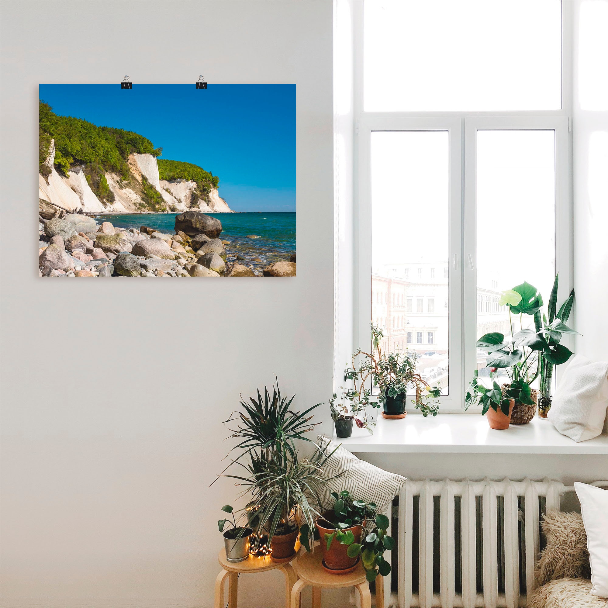 Artland Wandbild »Ostseeküste auf der Insel Rügen«, Küste, (1 St.), als Leinwandbild, Wandaufkleber oder Poster in versch. Größen
