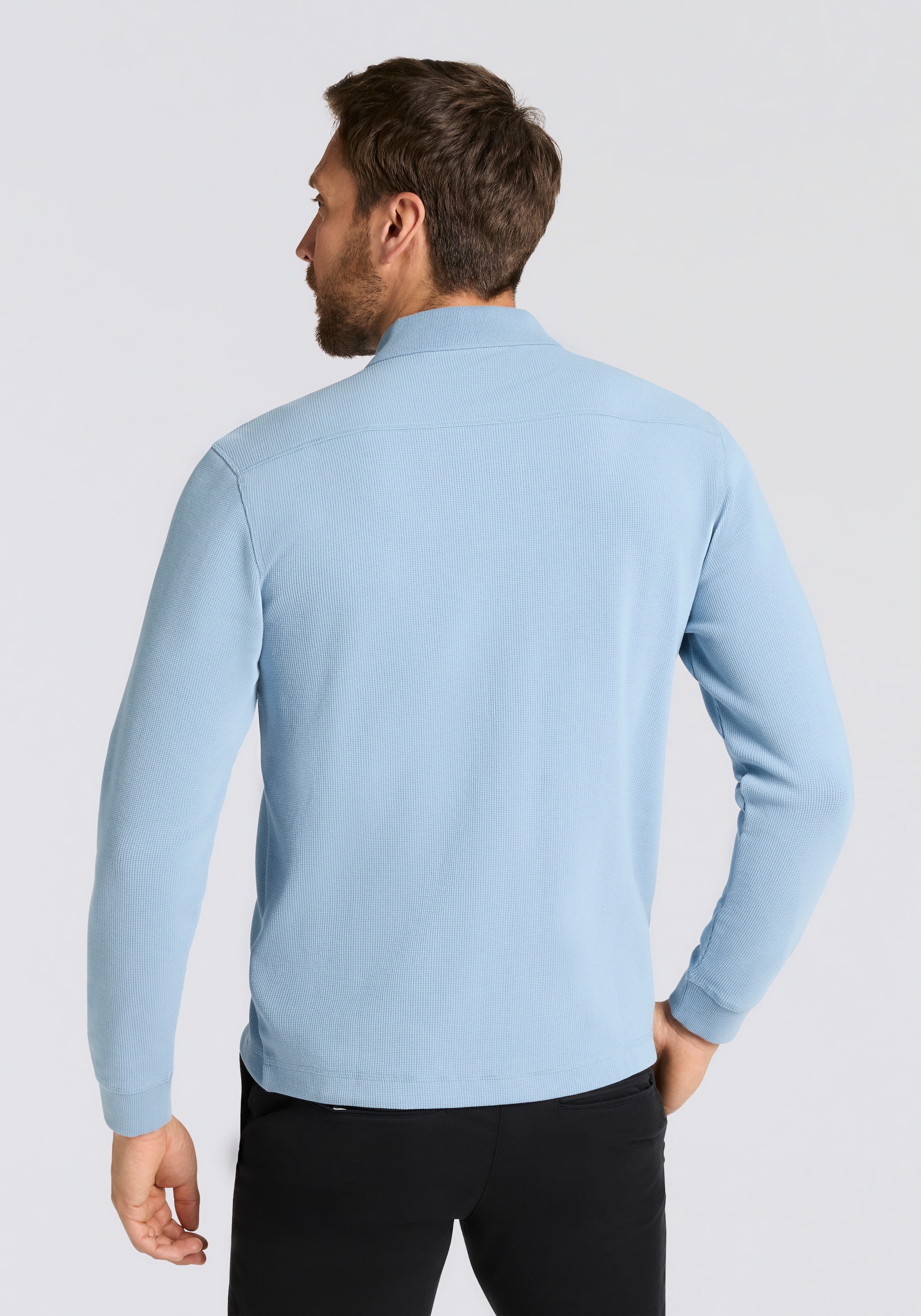 BOSS ORANGE Poloshirt »Petempestolong« mit Knopfleiste