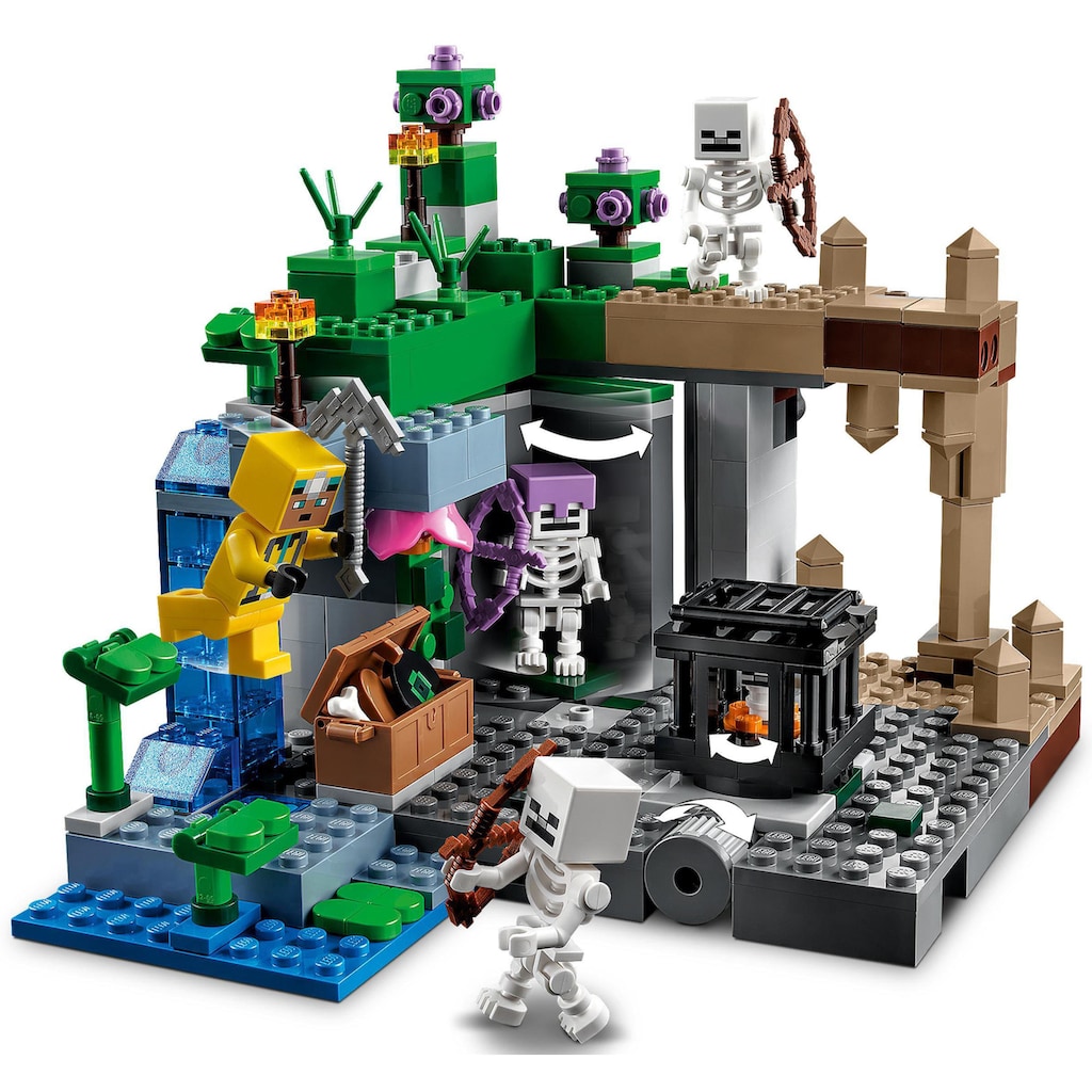 LEGO® Konstruktionsspielsteine »Das Skelettverlies (21189), LEGO® Minecraft«, (364 St.)