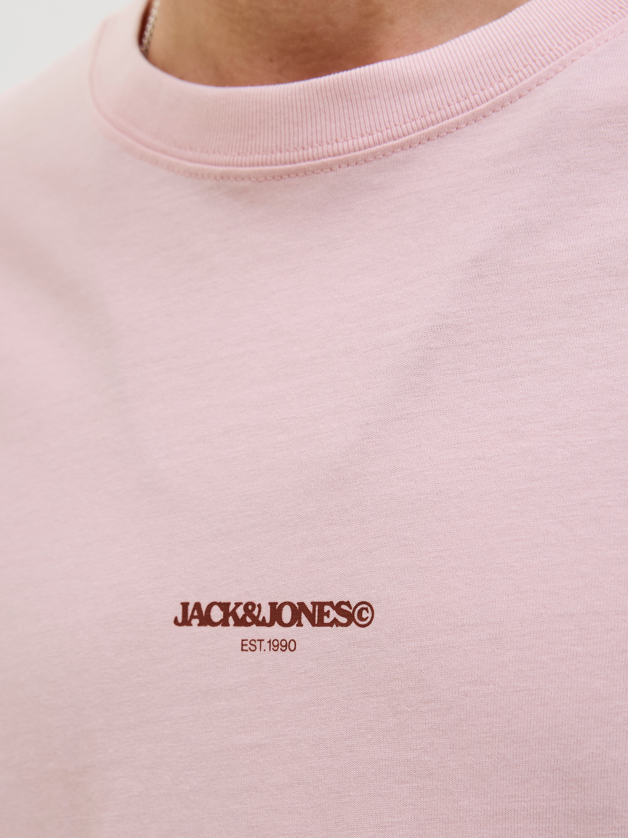 Jack & Jones Print-Shirt »JORTAVIRA POSTER TEE SS CREW NECK«, mit Backprint