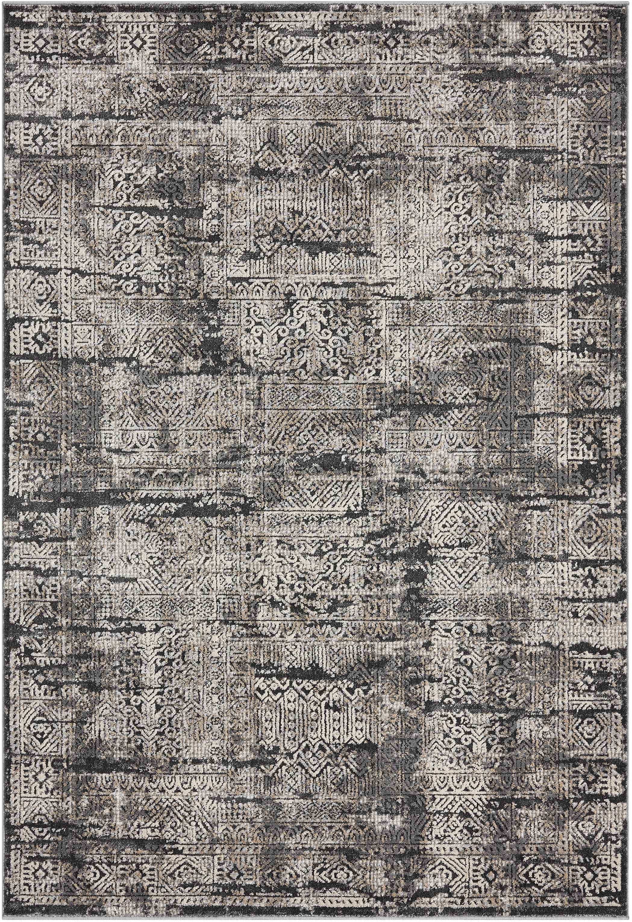 my home Teppich »Selin« rechteckig 9 mm Höhe dezenter Glanz, Schrumpf-Garn-Effekt, im Vintage-Look, dichte Qualität