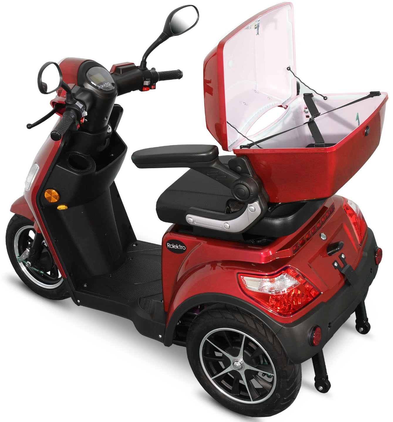 Rolektro Elektromobil »E-Trike 15 V.2«, (mit Topcase)
