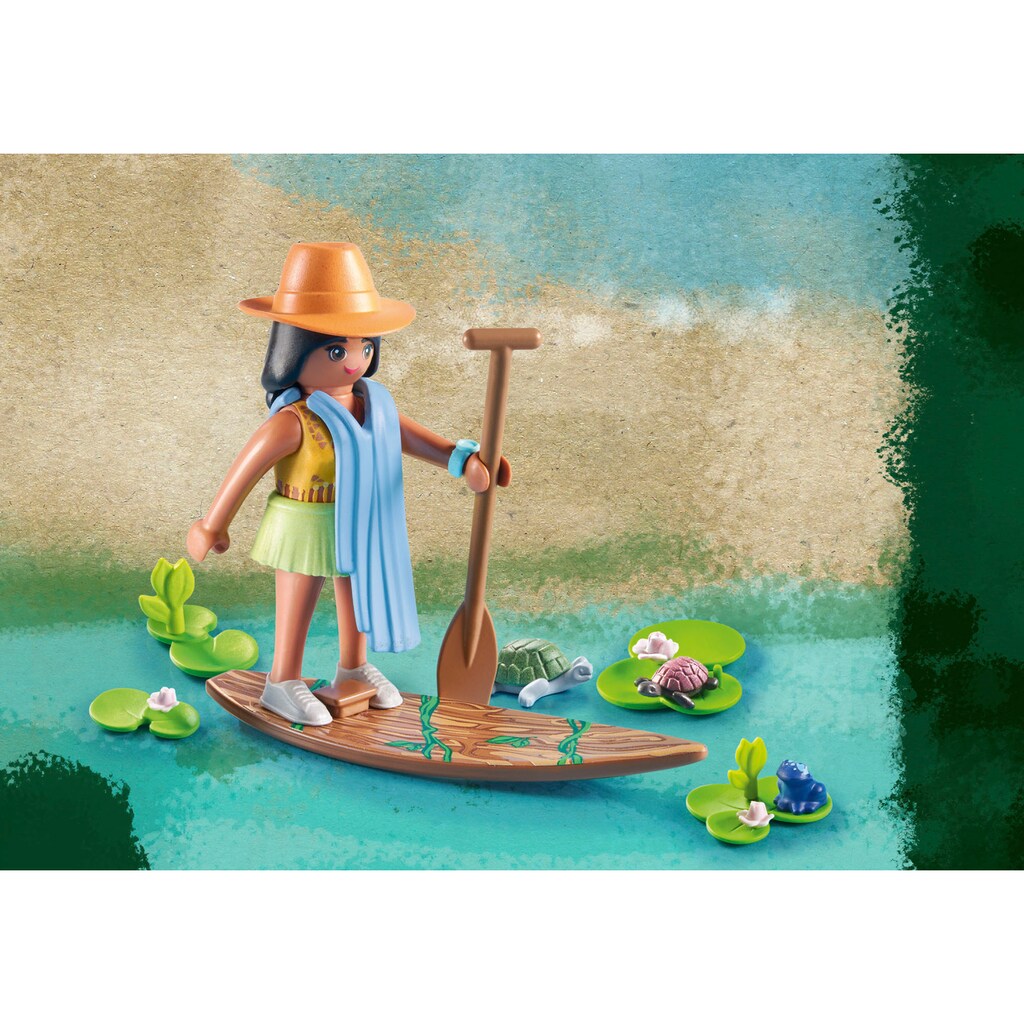 Playmobil® Konstruktions-Spielset »Paddeltour mit den Flussdelfinen (71143), Wiltopia«, (44 St.)