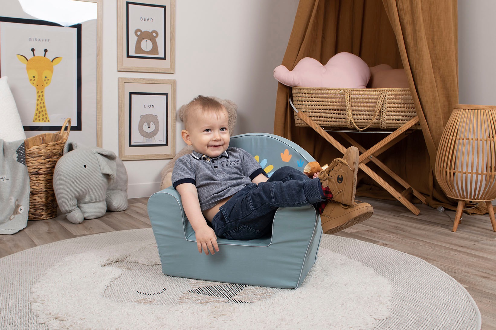 Knorrtoys® Sessel »Dino«, für Kinder; Made in Europe