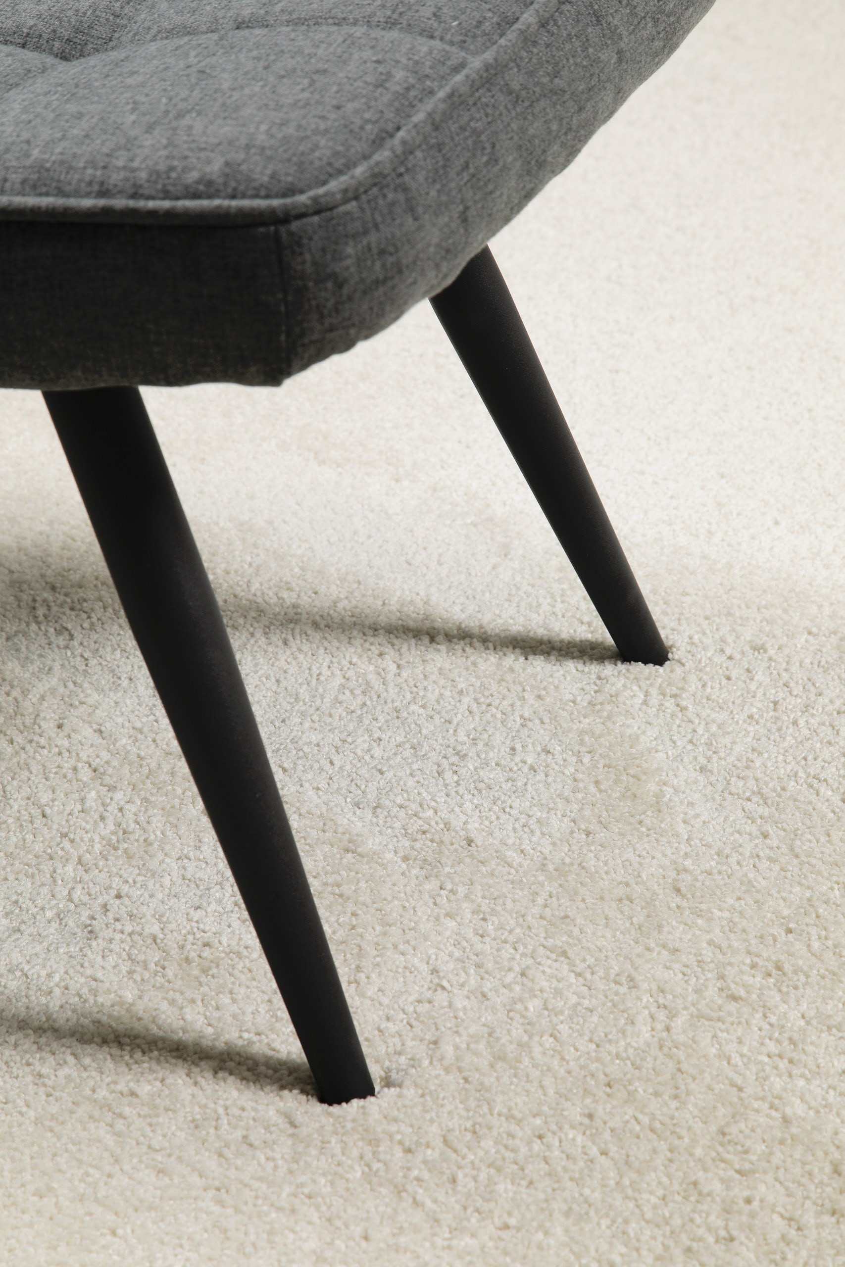 Wecon home Teppich »Wogh« rund 25 mm Höhe Kurzflor, maschinell gewebt, robust, Wohn- & Schlafzimmer, einfarbig