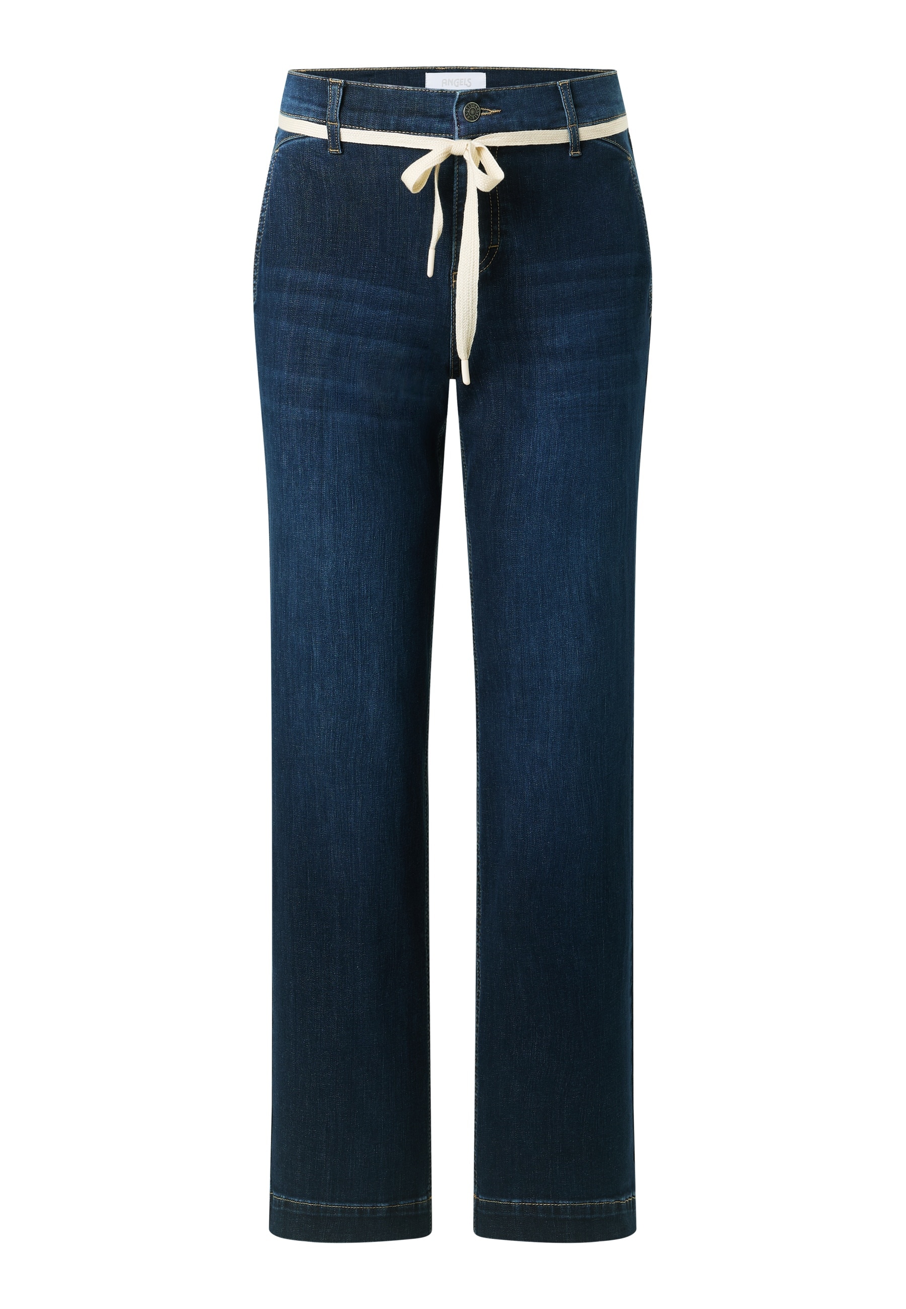 ANGELS 5-Pocket-Jeans »L. RETRO« Wide Leg, mit Stretch und Bindeband