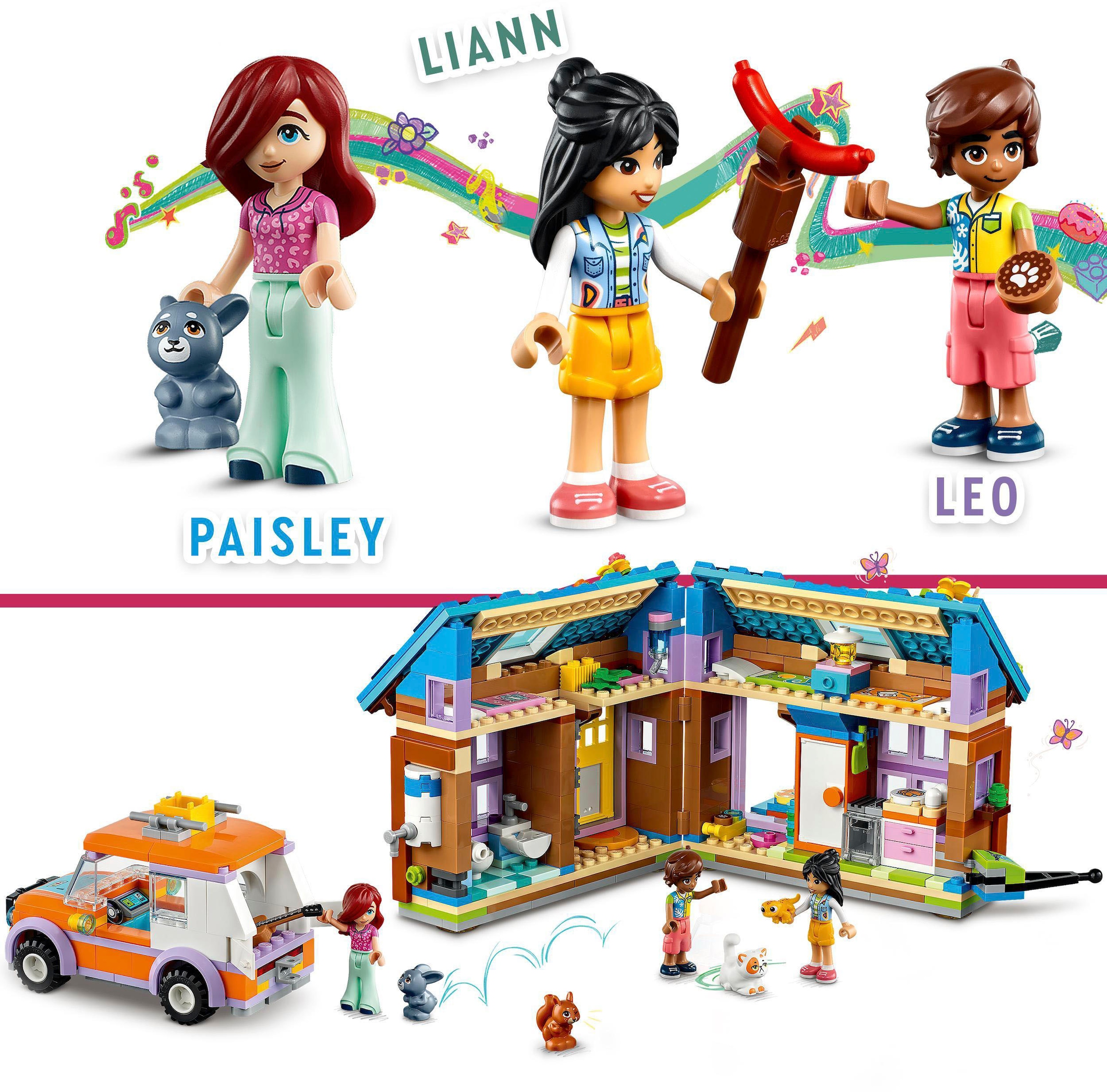 LEGO® Konstruktionsspielsteine »Mobiles Haus (41735), LEGO® Friends«, (785 St.), Made in Europe