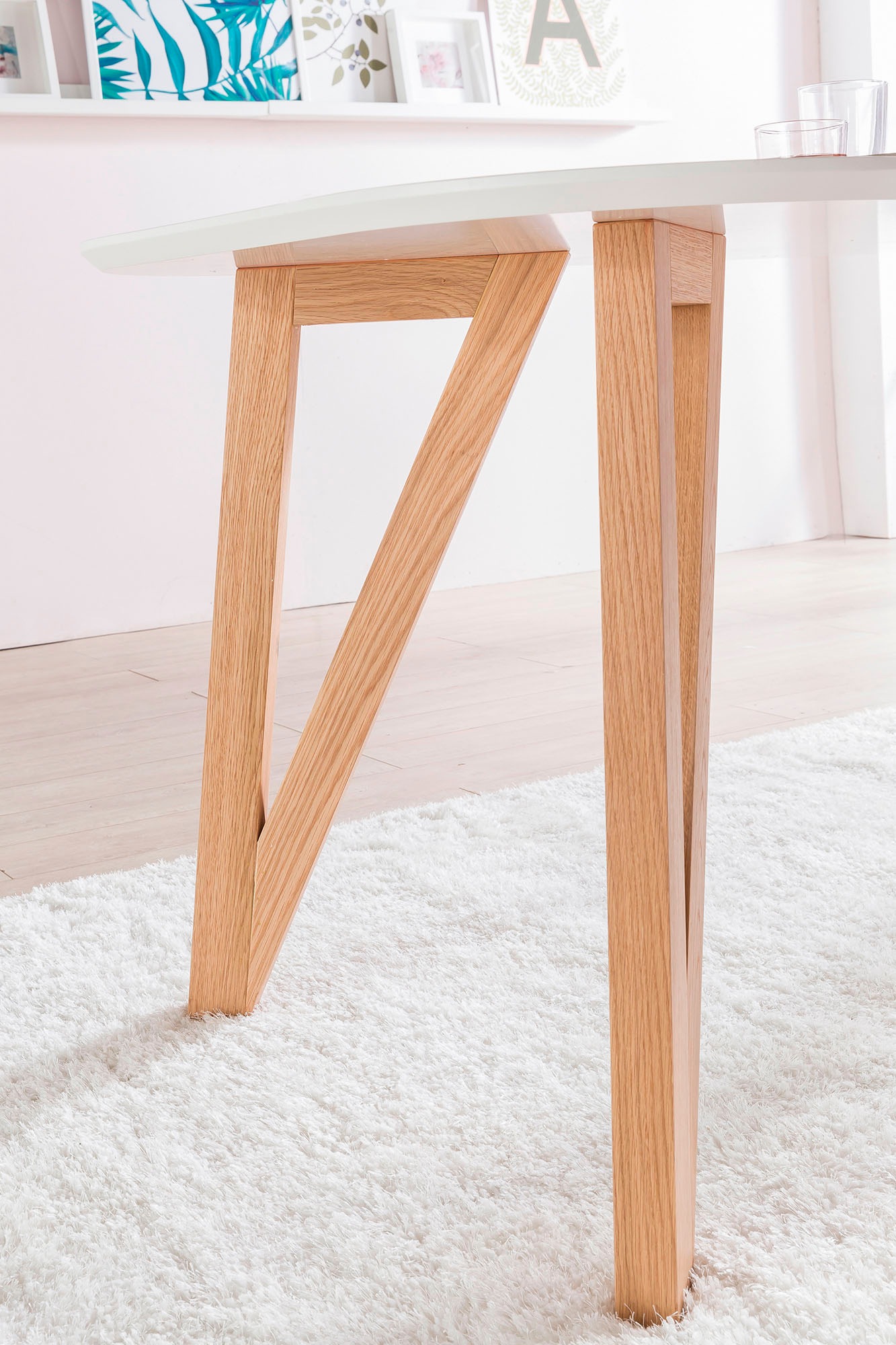 SalesFever Essgruppe, (Set, 5 tlg.), bestehend aus 4 modernen Polsterstühlen und einem 180 cm breitem Tisch